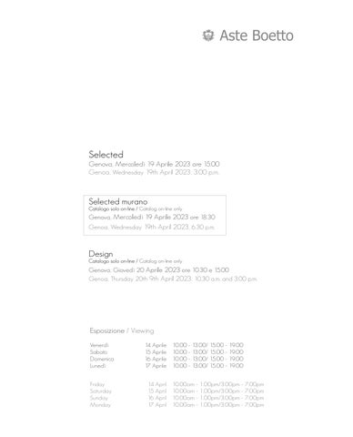 Aste Boetto 灯饰目录 · Selected 穆拉诺玻璃 - Aprile 2023 Boetto 第 3 页