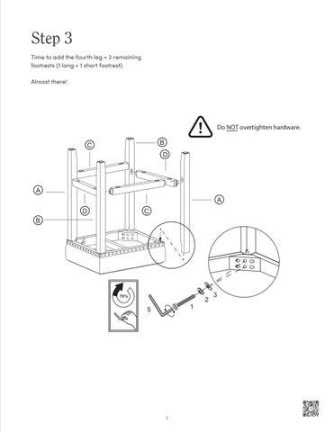 nathanjameshome 家具目录 · Hylie Bar 凳 Instruction Sheet 第 5 页