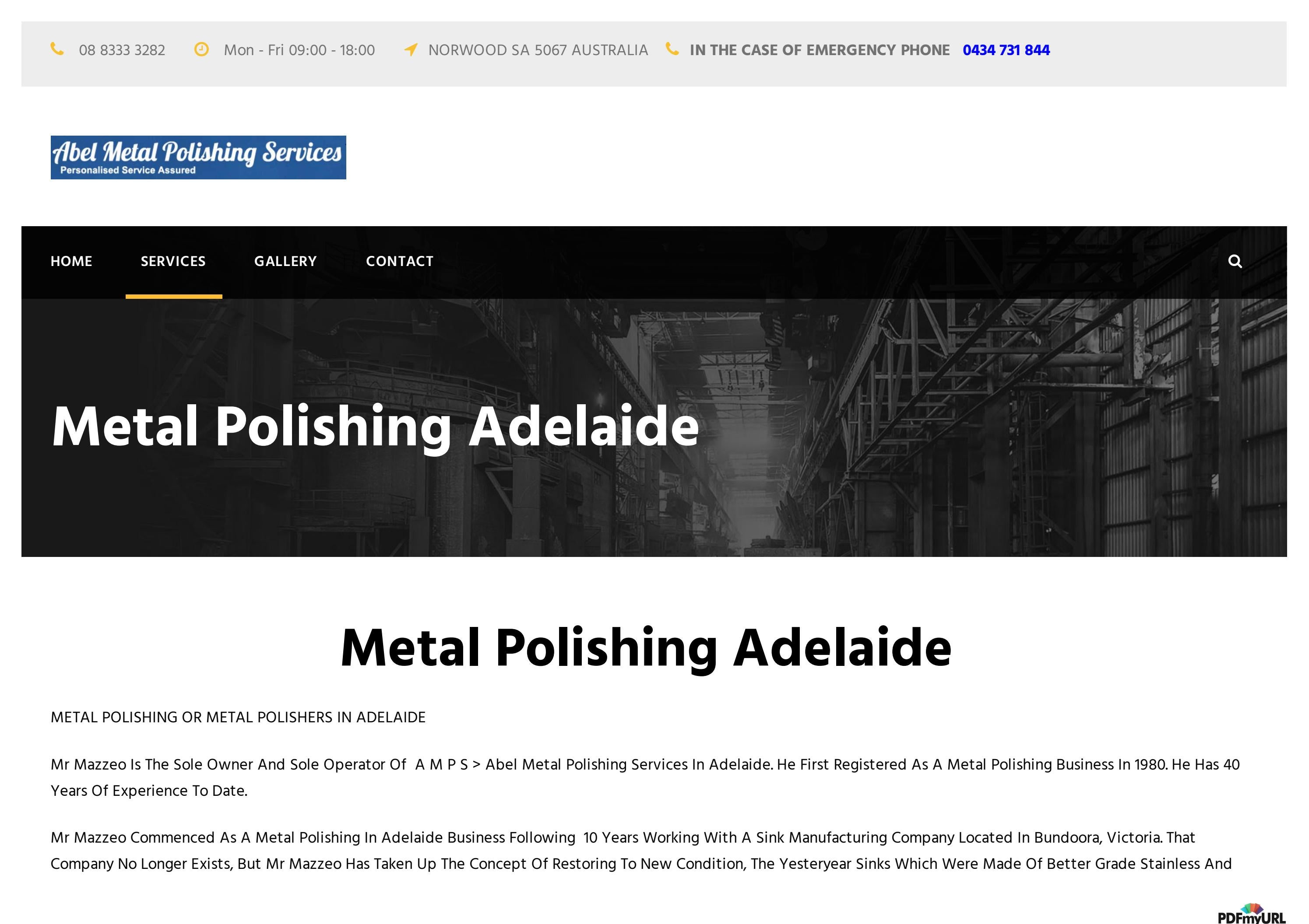 Metal Polishing The Best Ideas From Adelaide Professionals by Abel