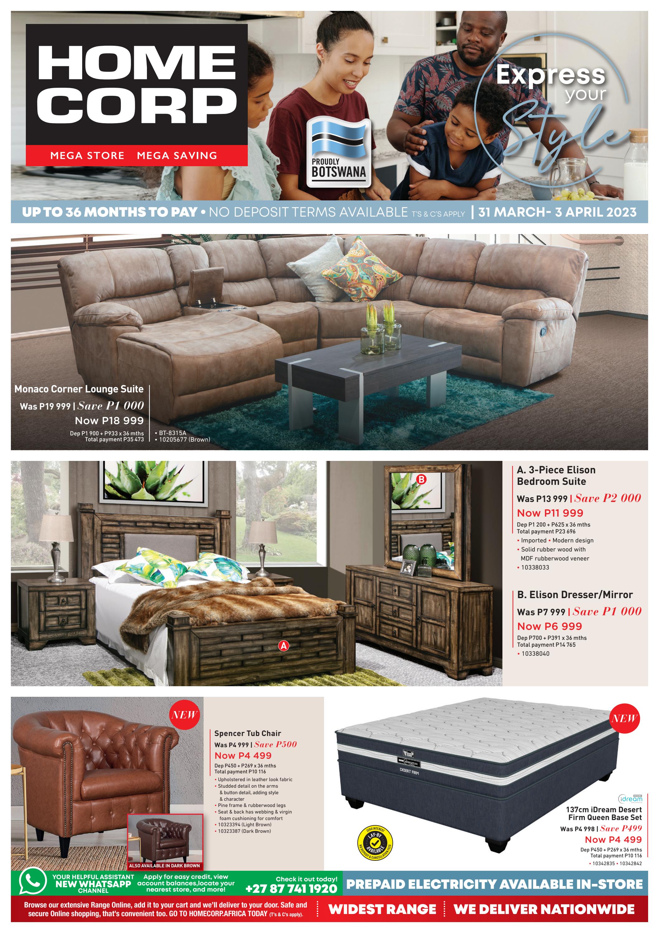 Home Corp Botswana Furniture 31 March 3 April 2023 by Chatterbox