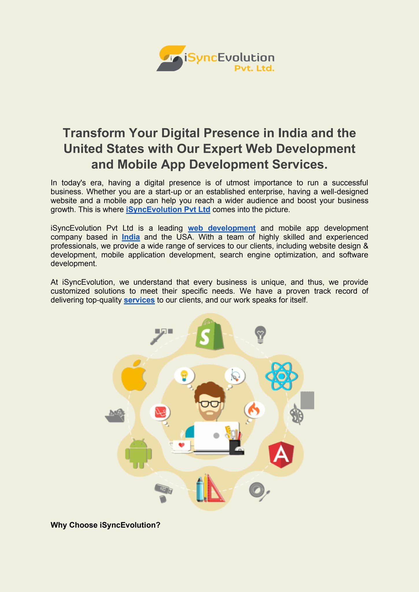 Transform Your Digital Presence in India and the United States with Our ...