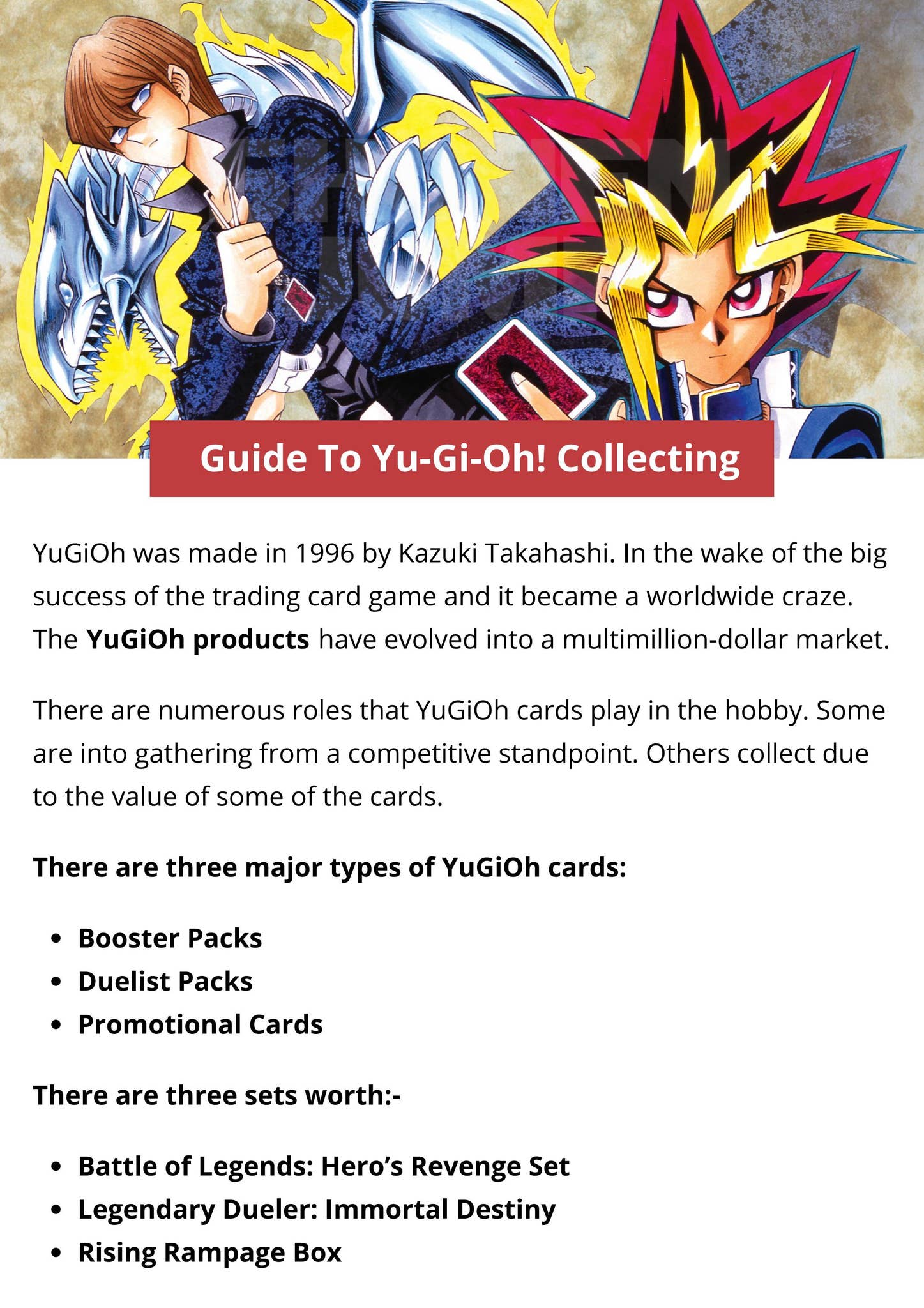 Guide To Yu-Gi-Oh! Collecting by jonesashley - Issuu
