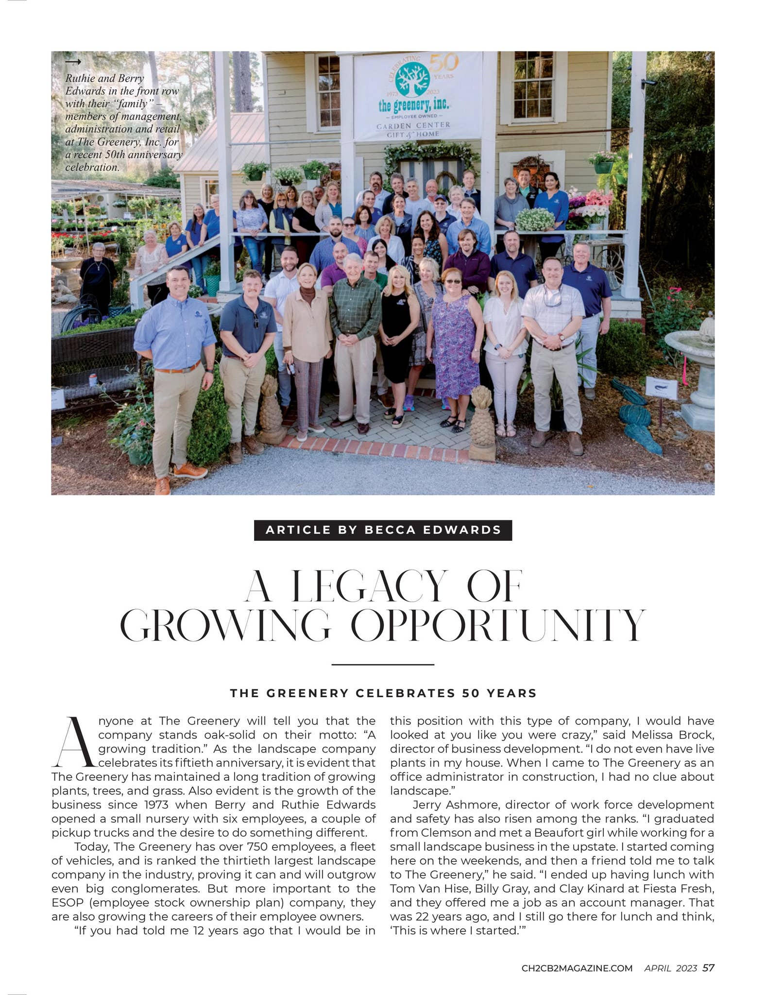 CH2 Magazine: April 2023 by CH2/ CB2 : Celebrate Hilton Head ...