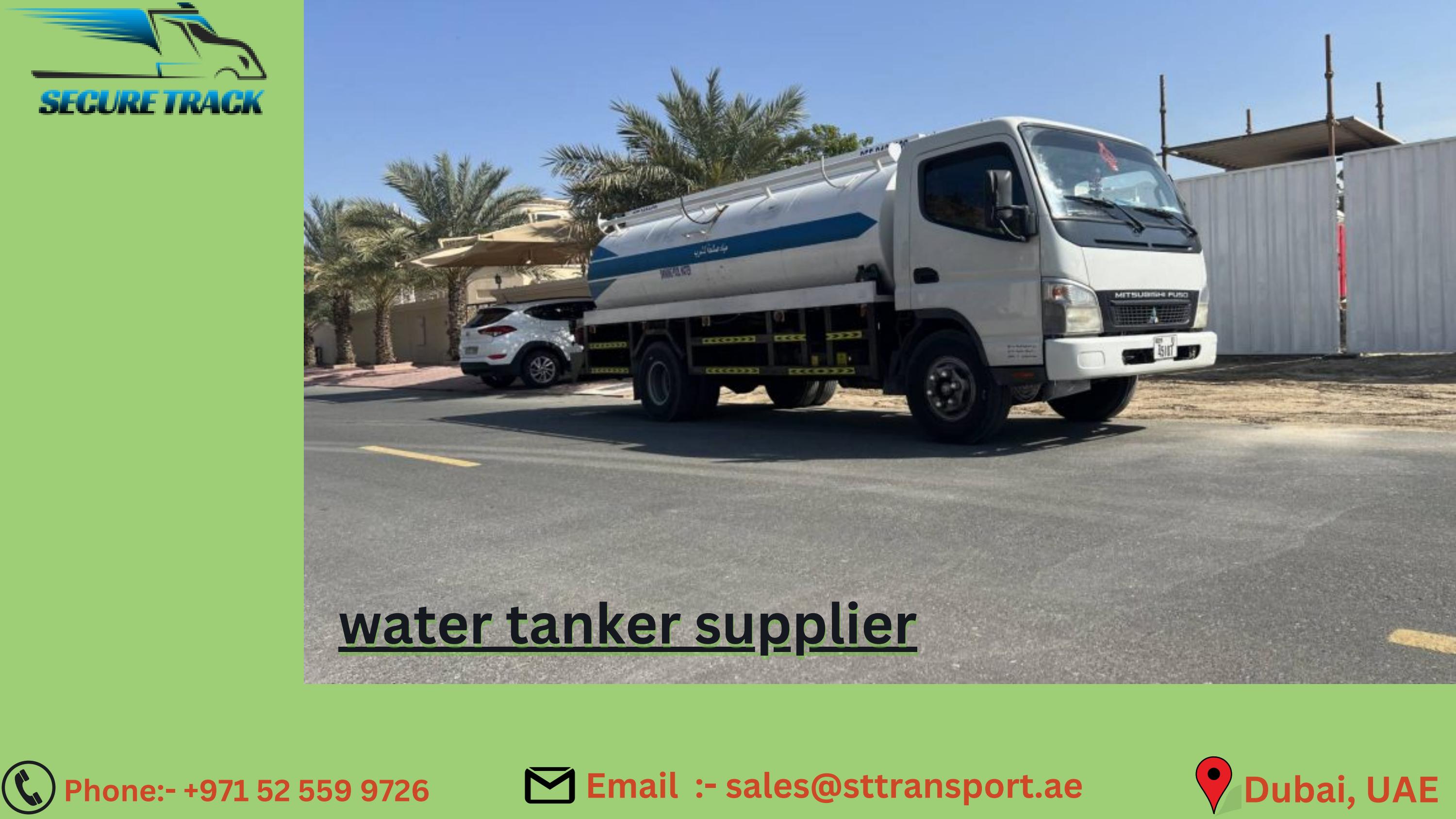 Water Tanker Supplier Sttransport Dubai by ST Transport Issuu