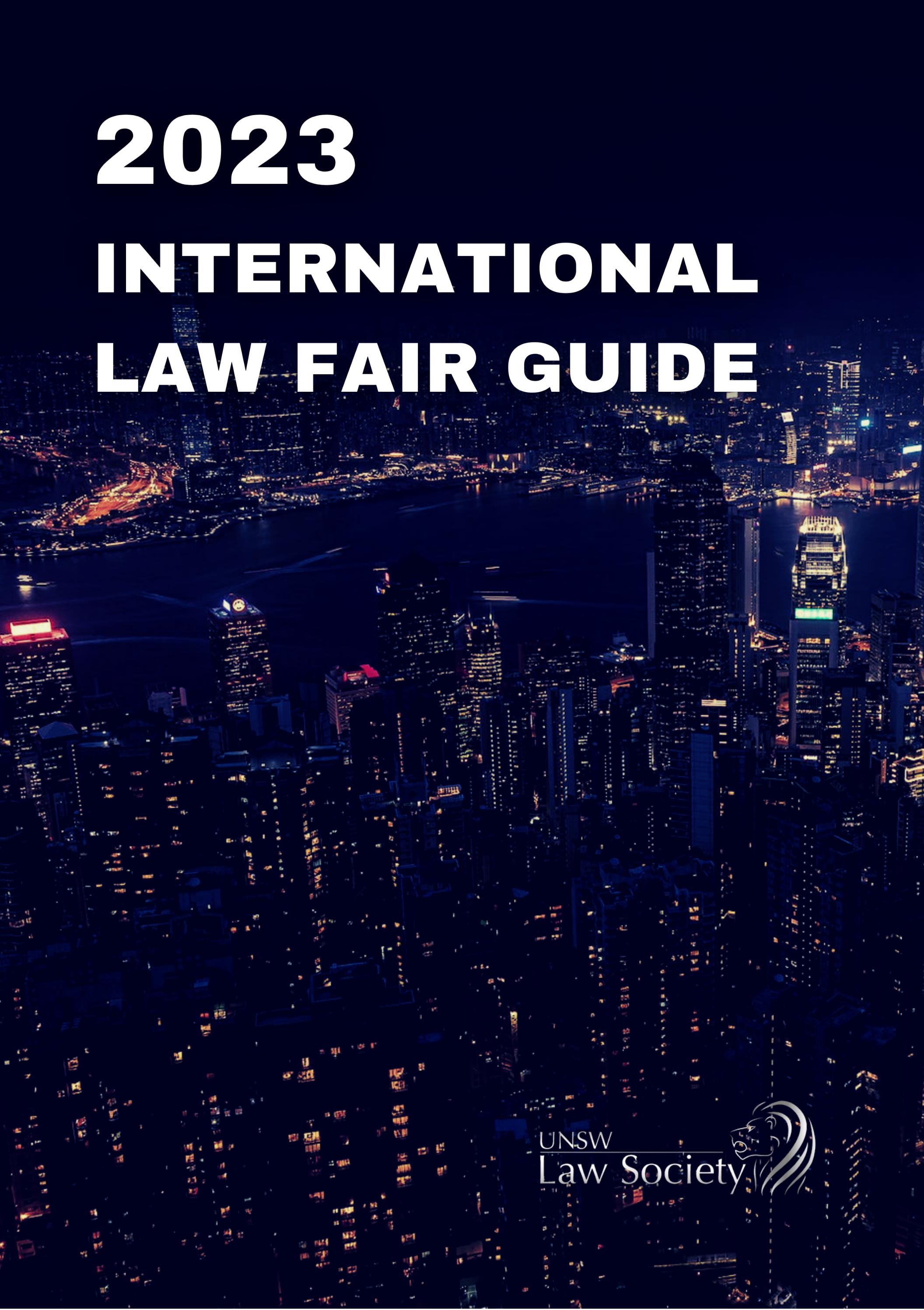 International Law Careers Fair Brochure 2023 by UNSW Law Society Issuu