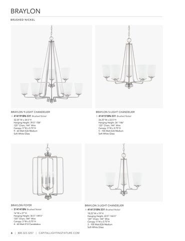 capitallighting Homeplace 灯饰目录 2023 第 6 页