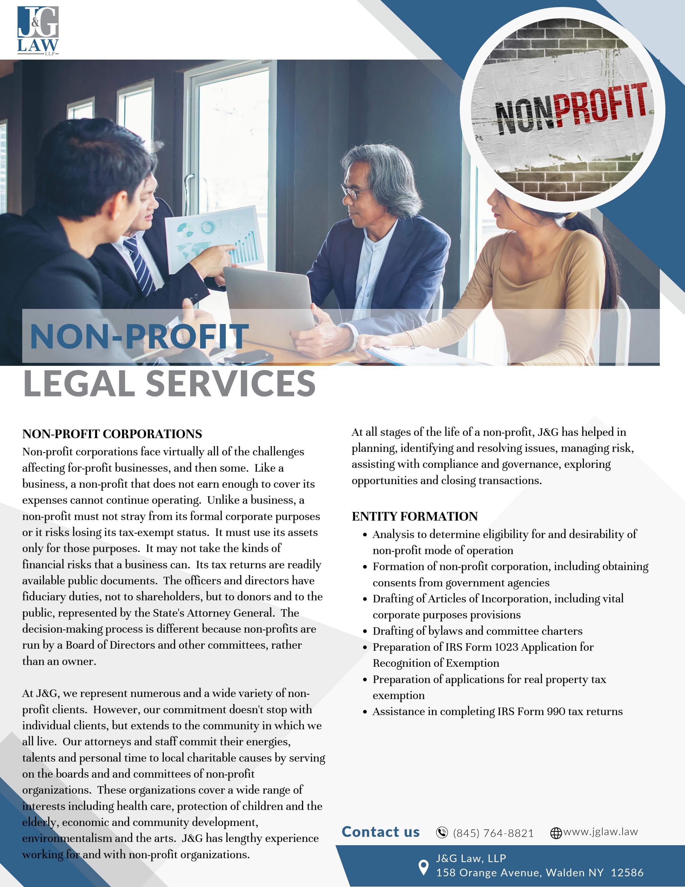 J G Law Nonprofit Legal Services By Jglaw Law Issuu
