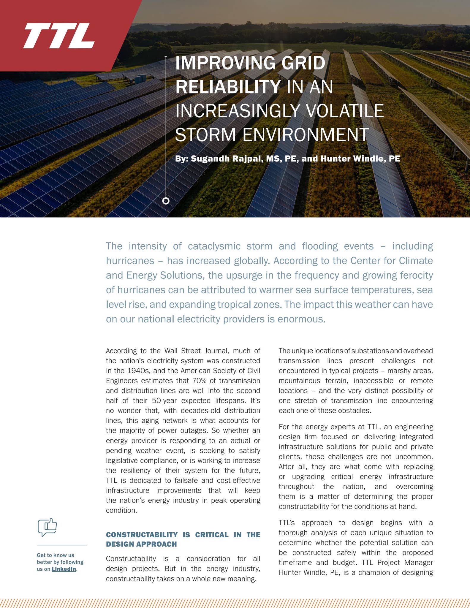 Improving Grid Reliability by TTLInc - Issuu
