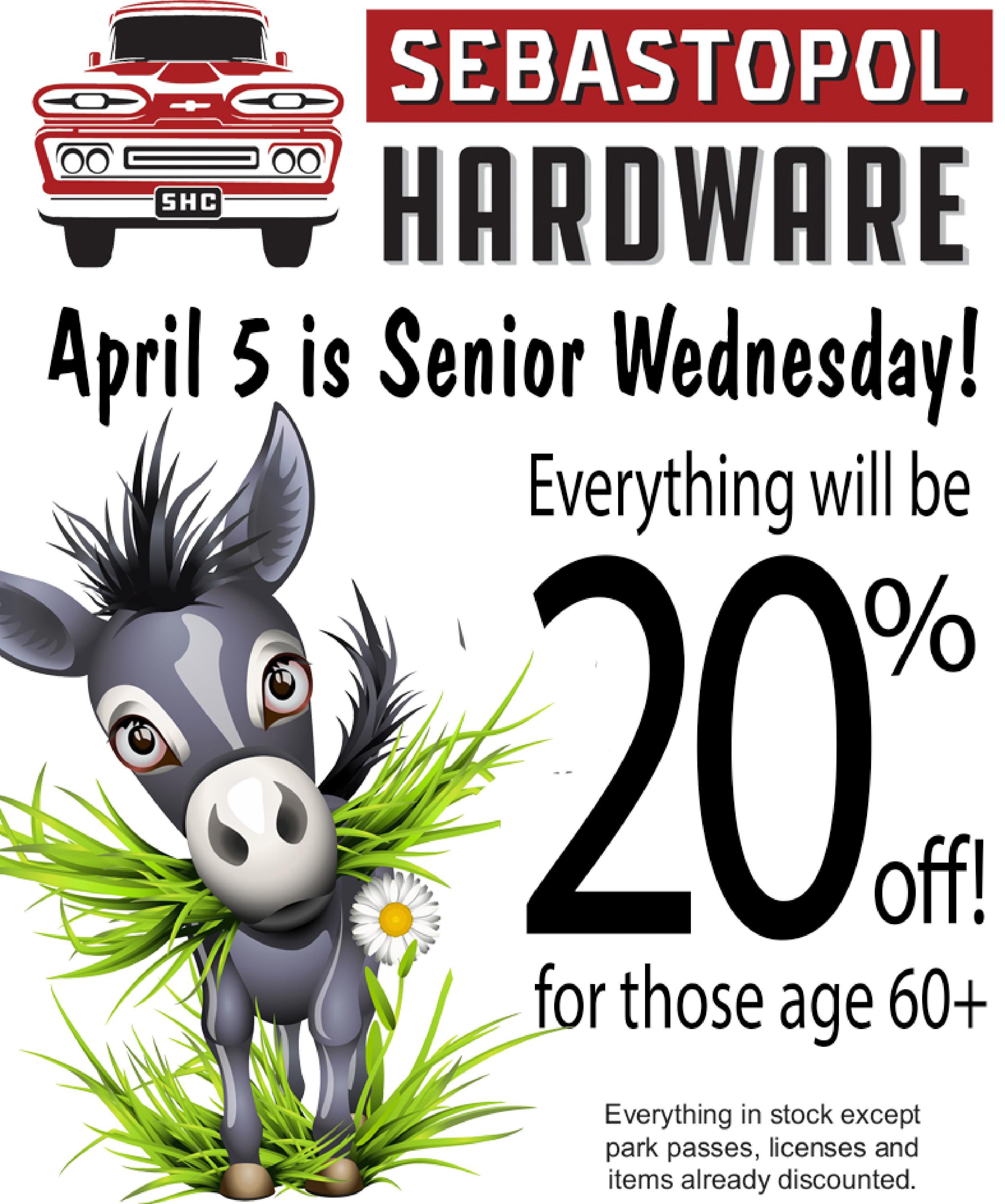Sebastopol hardware weekly specials/newsletter by SMIDigital Operations