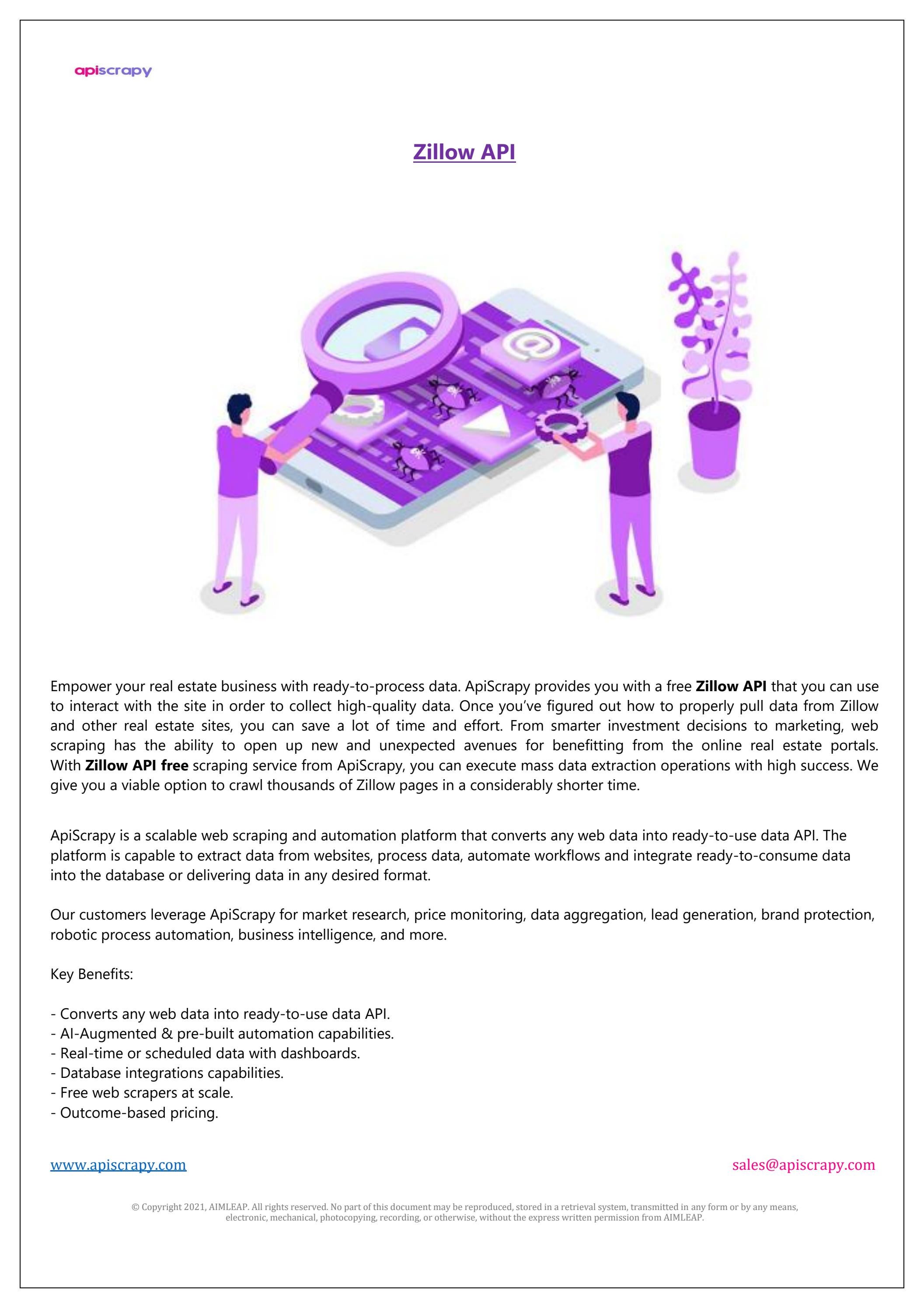 Get automated Real Estate Data from Zillow API by ApiScrapy Issuu