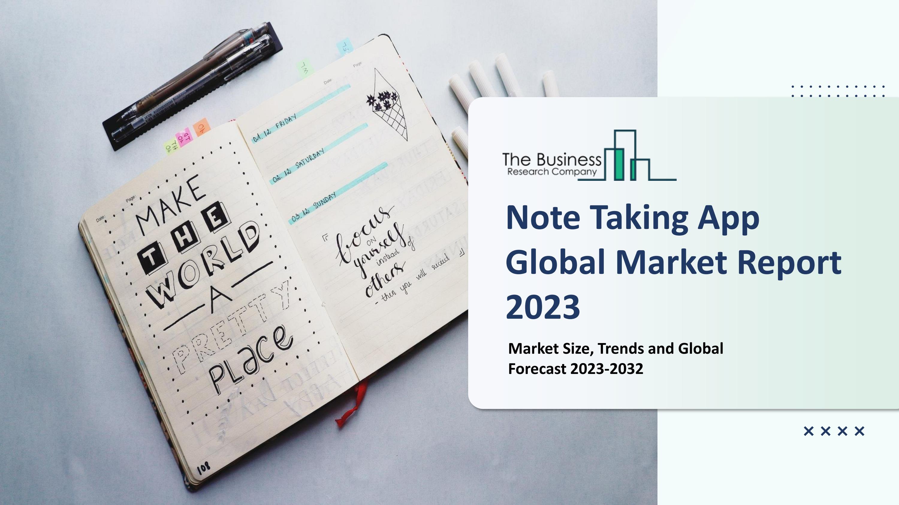 Note Taking App Market Report 2023 Insights, Analysis, And Forecast