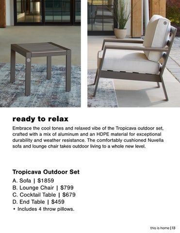 WorldWide Furniture 家具目录 · Ashley 户外 2023 第 13 页