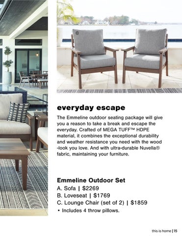 WorldWide Furniture 家具目录 · Ashley 户外 2023 第 15 页