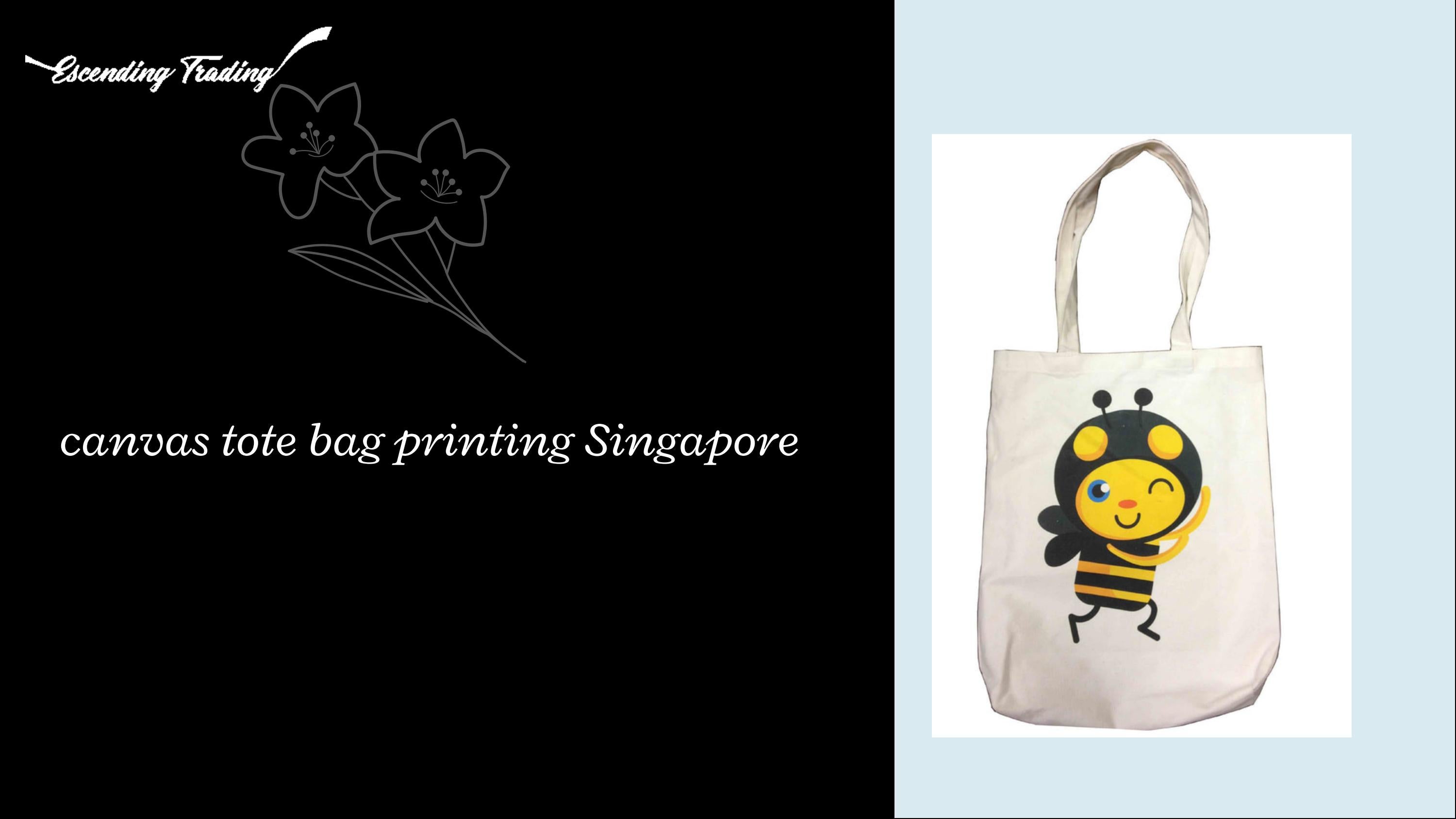 Canvas tote bag printing singapore by escendingtrading Issuu