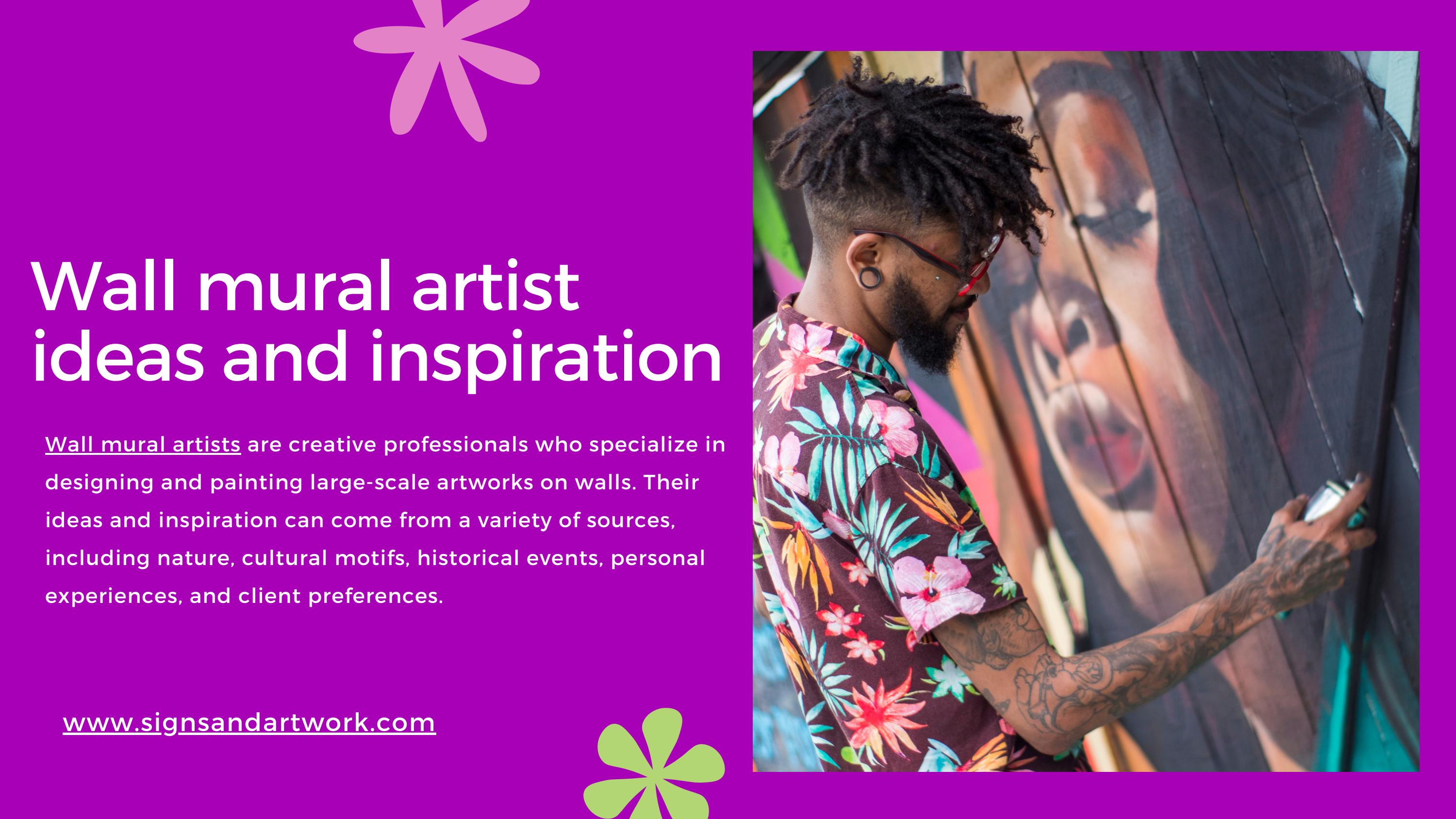 Wall mural artist ideas and inspiration by signsandartwork Issuu