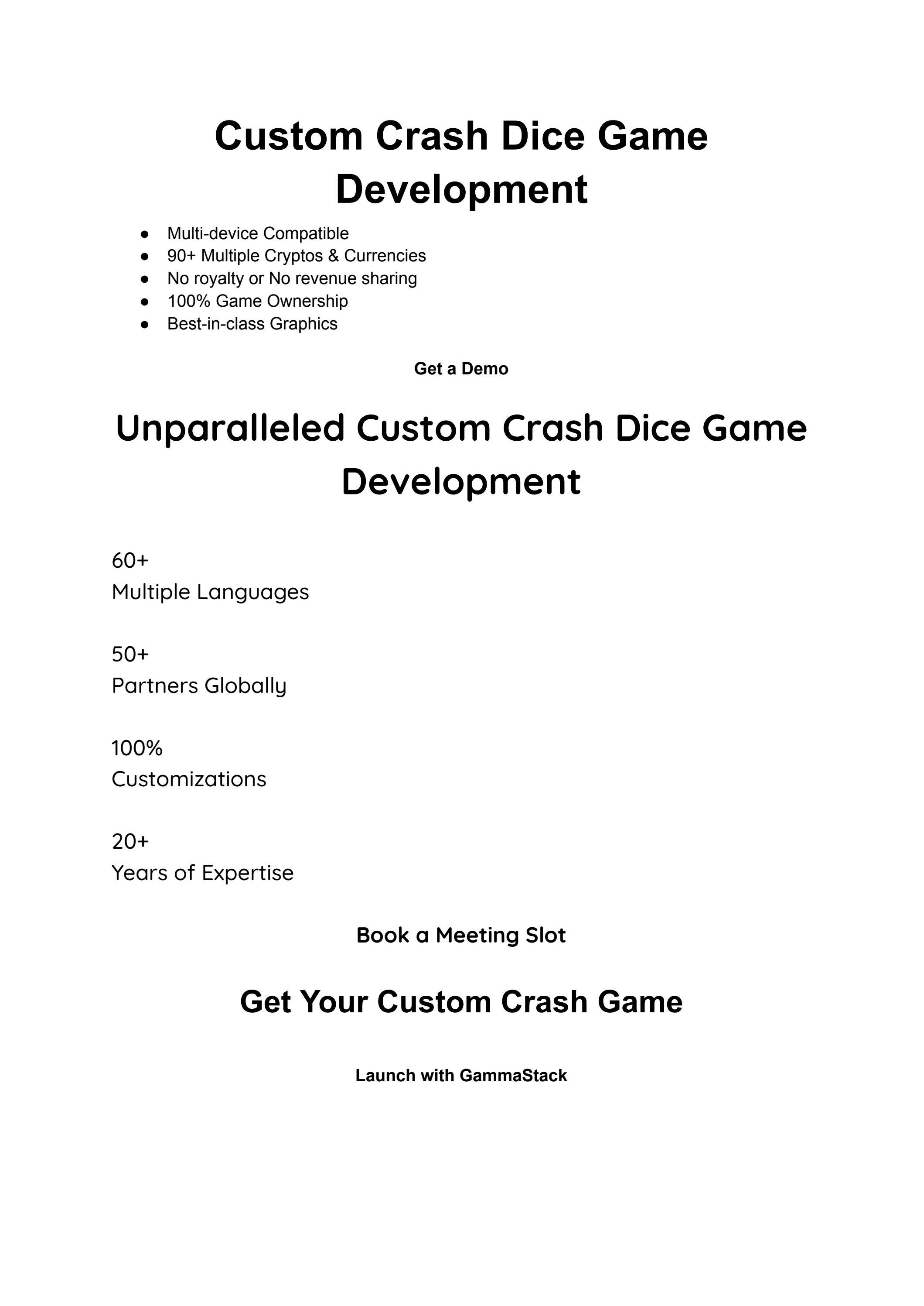 Custom Crash Dice Game Development by michaeloliver747 Issuu