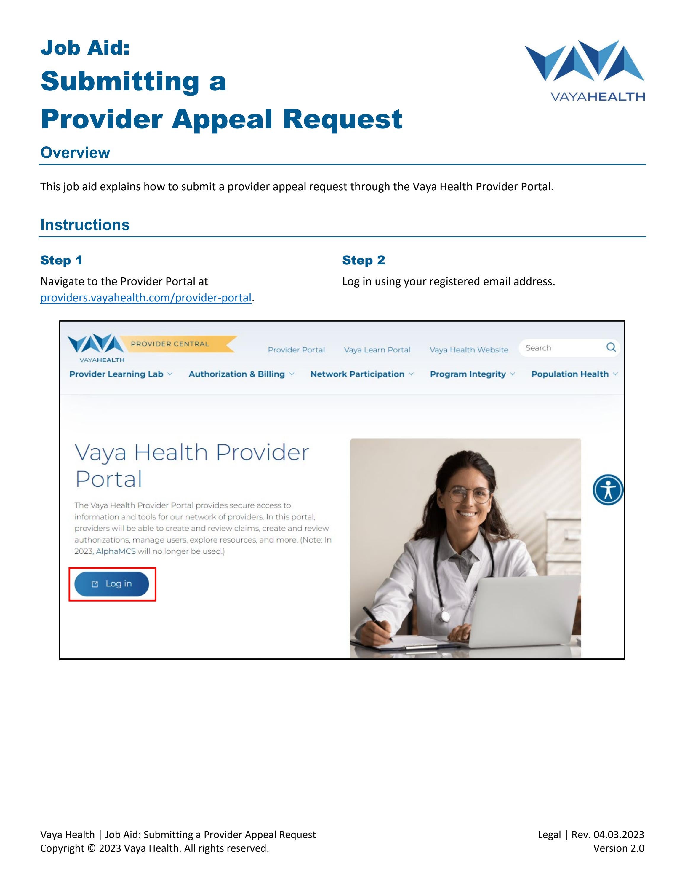 Essence Healthcare Provider Portal - 1qsocpe