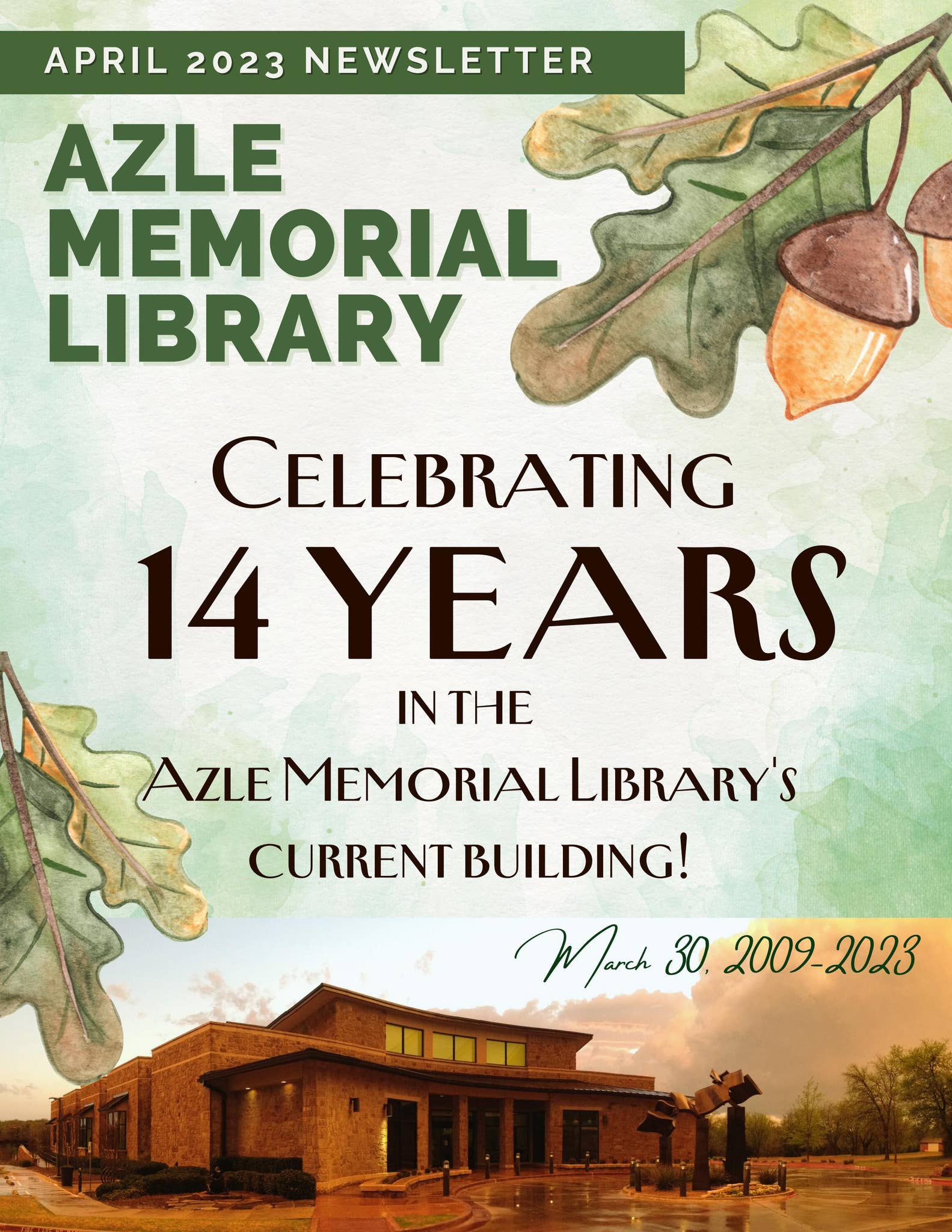 April 2023 Azle Memorial Library Newsletter by City of Azle Issuu