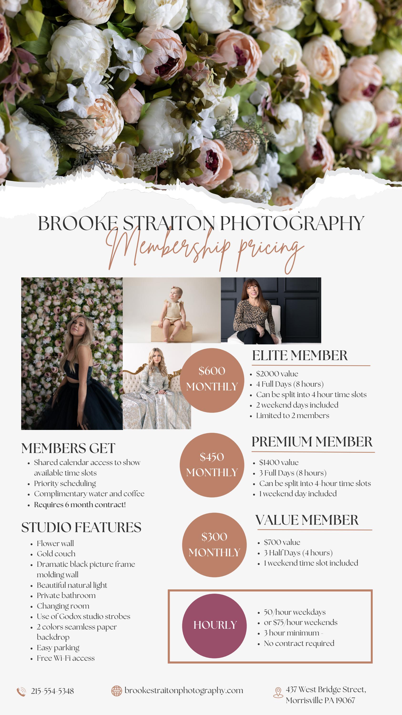 Studio Rental Brochure 2023 By Straitonphotos Issuu