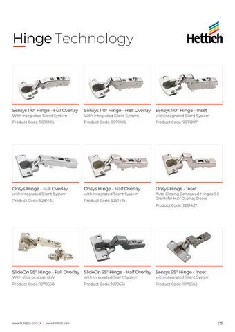 marketingbuildpro 家具目录 · Hettich - 家具 Fittings and 建筑 Hardware 第 7 页