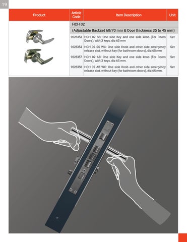 Hettich Door Hardware 第 21 页