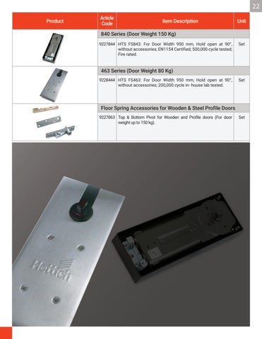 Hettich Door Hardware 第 24 页