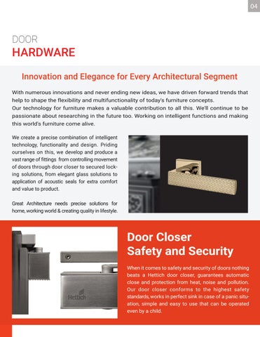 Hettich Door Hardware 第 6 页