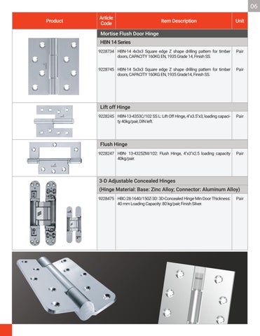 Hettich Door Hardware 第 8 页