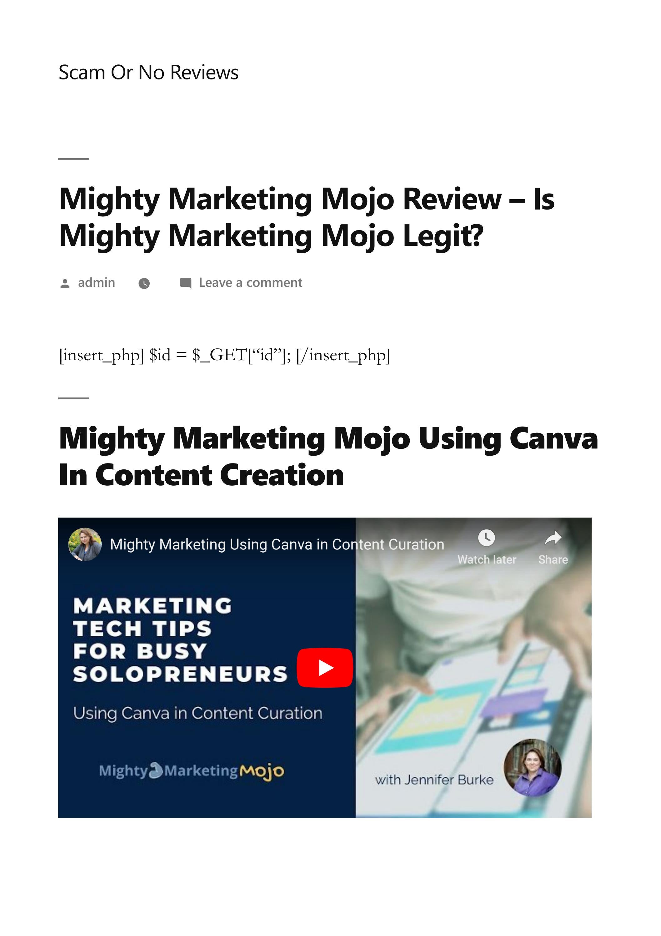 Mighty Marketing Mojo Review Is It Legit? by Donald Wright Issuu