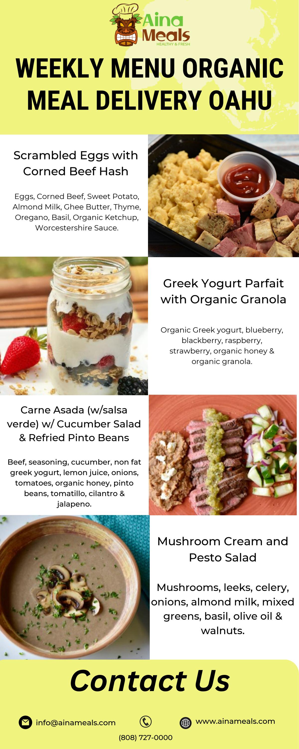 Organic Meal Delivery Oahu by Aina Meals Issuu