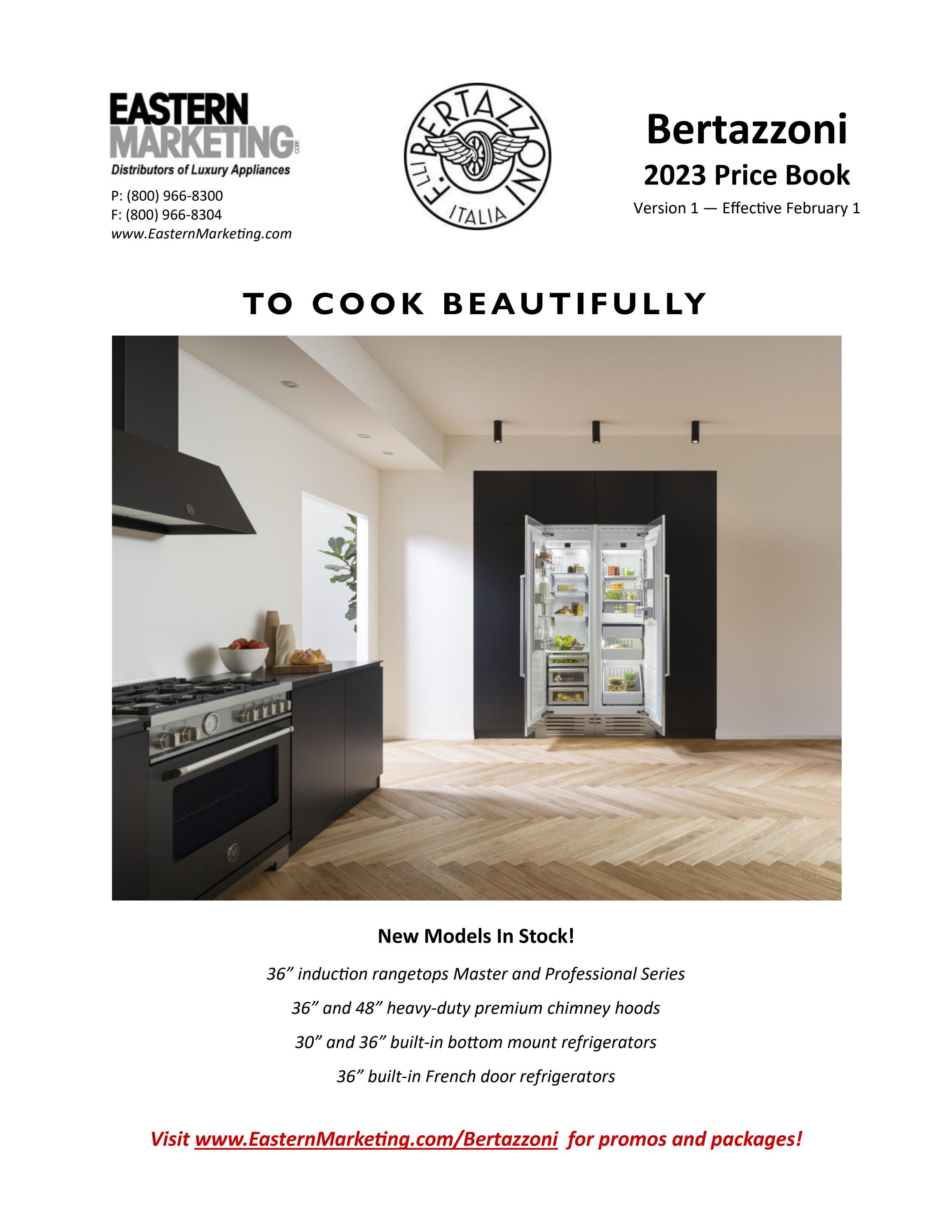 Bertazzoni 2023 Price Book by Craig Friedman Issuu