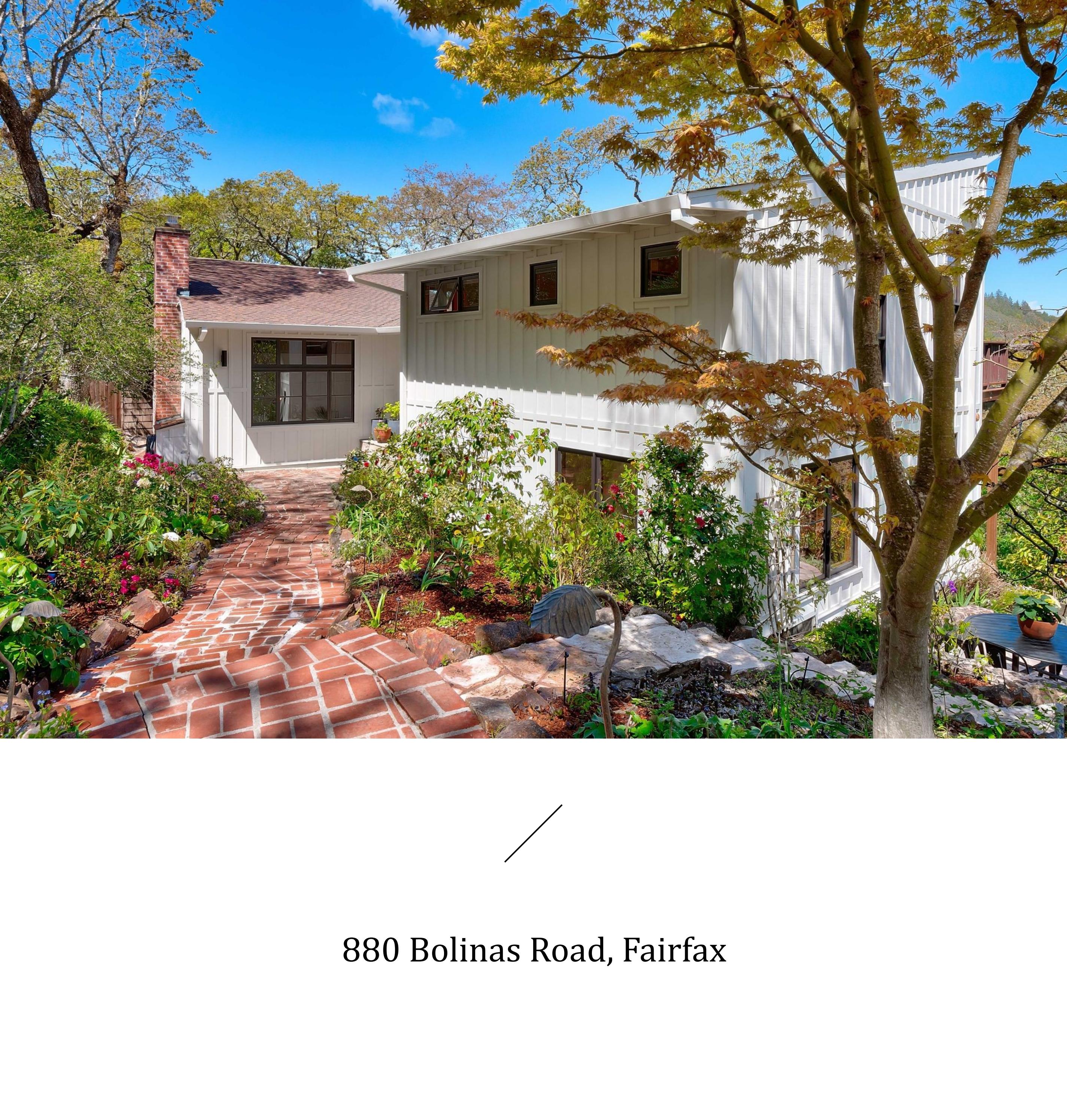 880 Bolinas Road, Fairfax Zamira Solari, Marin County Realtor by