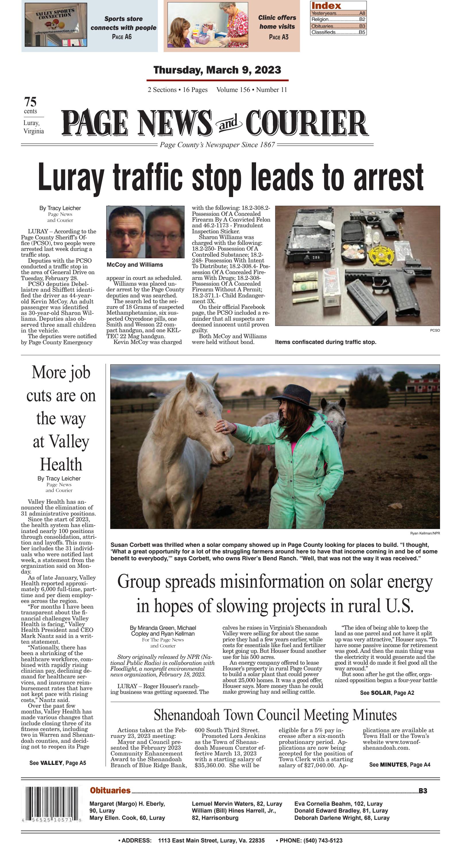 March 9, 2023 by Page News and Courier - Issuu