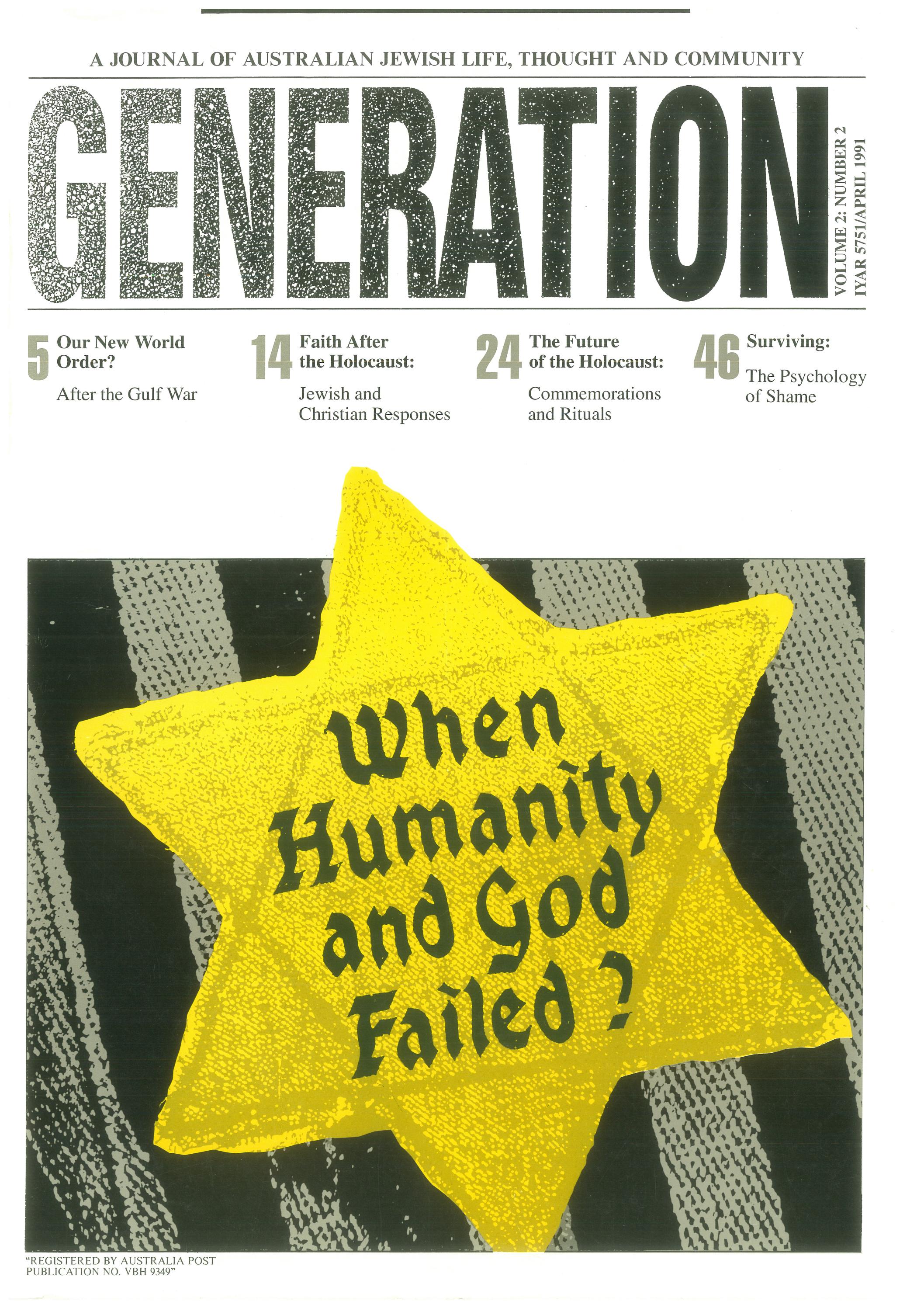 Generation Vol 2 Nr 2 April 1991 by generationjournal - Issuu