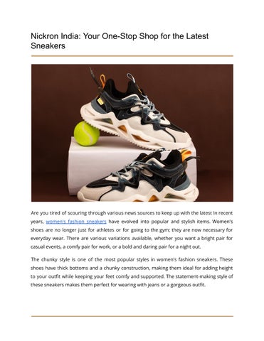 Latest on sale sneakers out