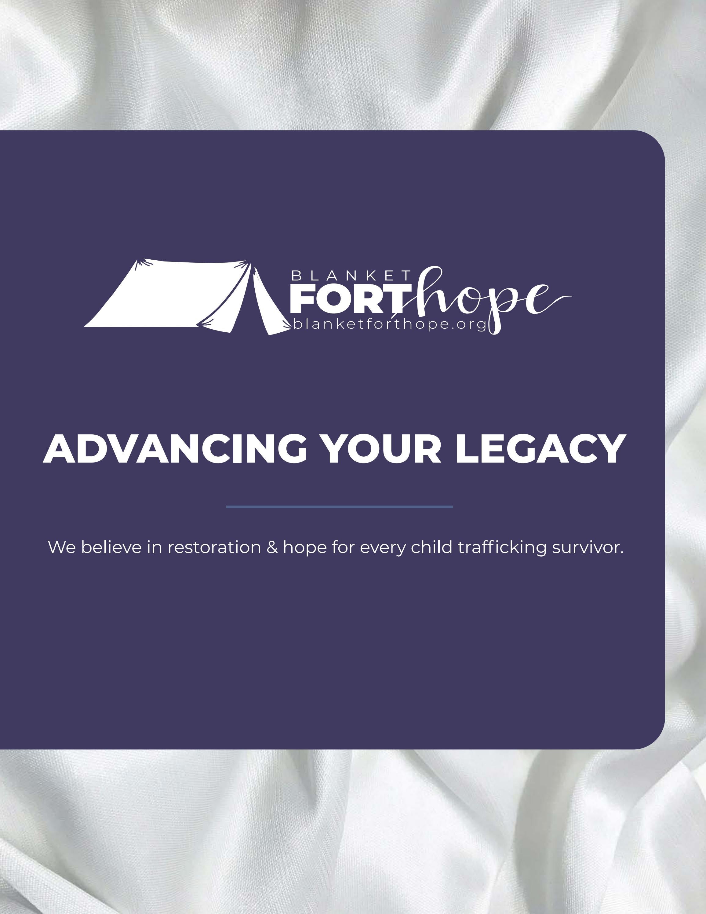 Leave a Legacy with Blanket Fort Hope by blanketforthope Issuu