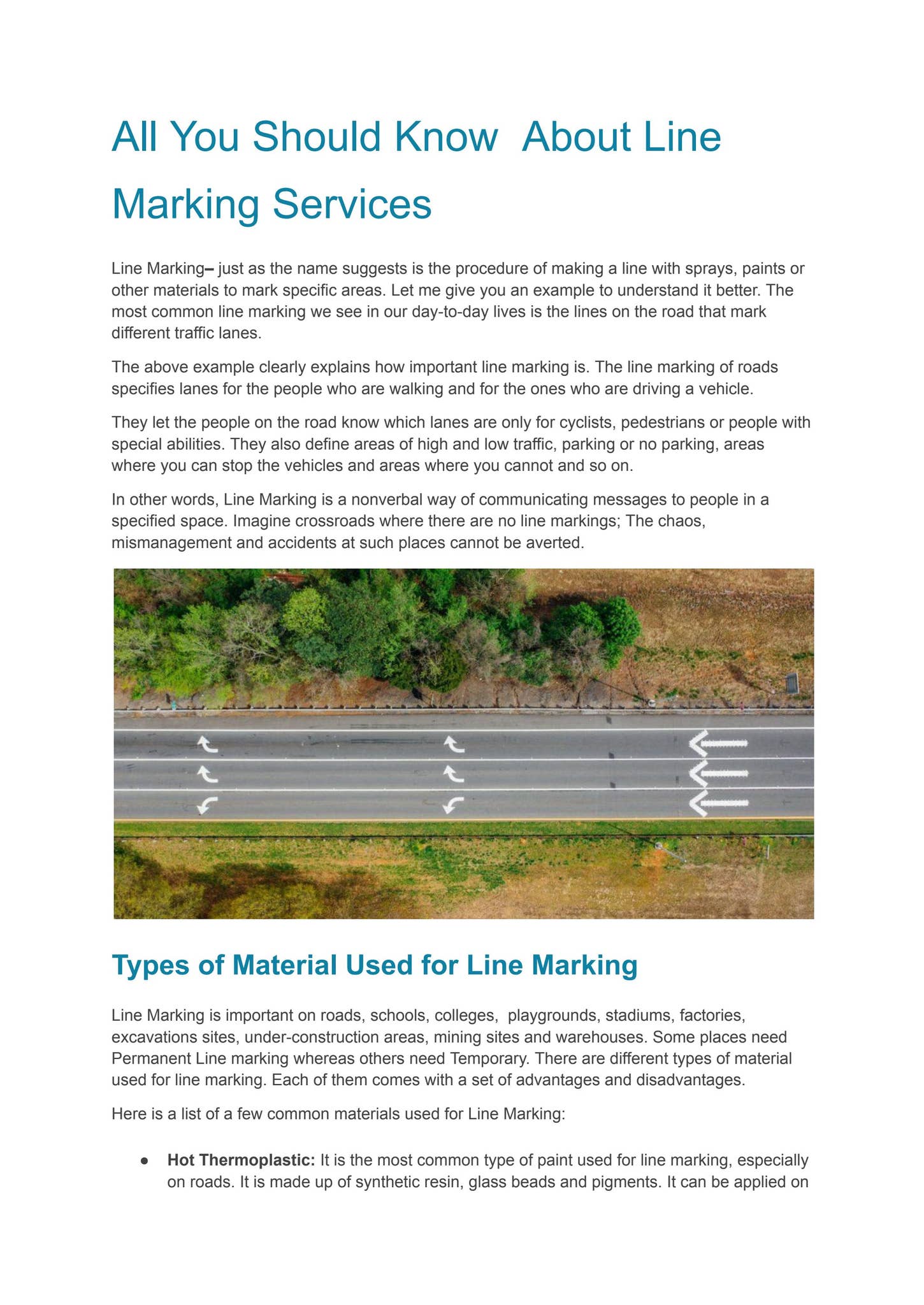 All You Should Know About Line Marking Services by Kenex Stencils - Issuu