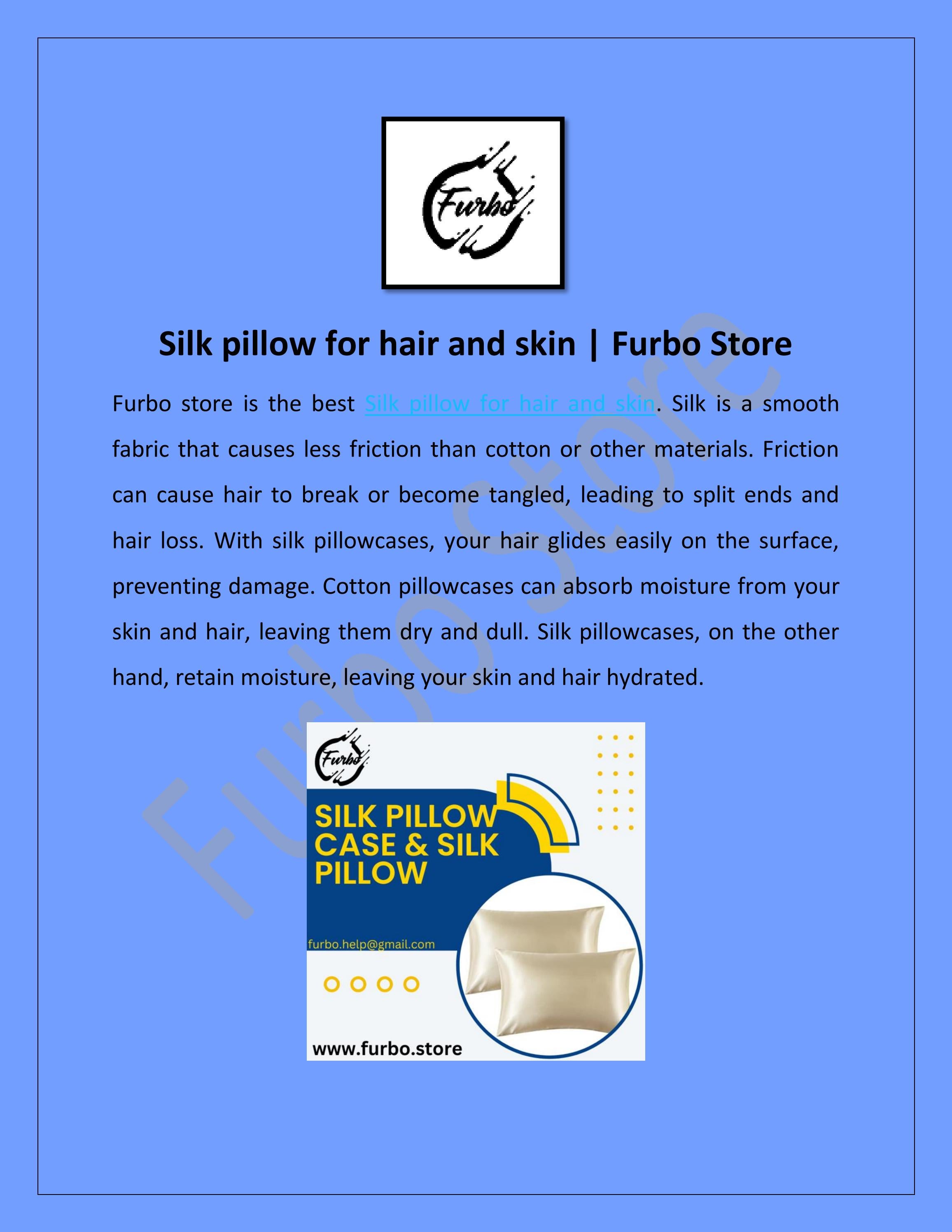 Silk pillow for hair and skin by furbostorefs Issuu