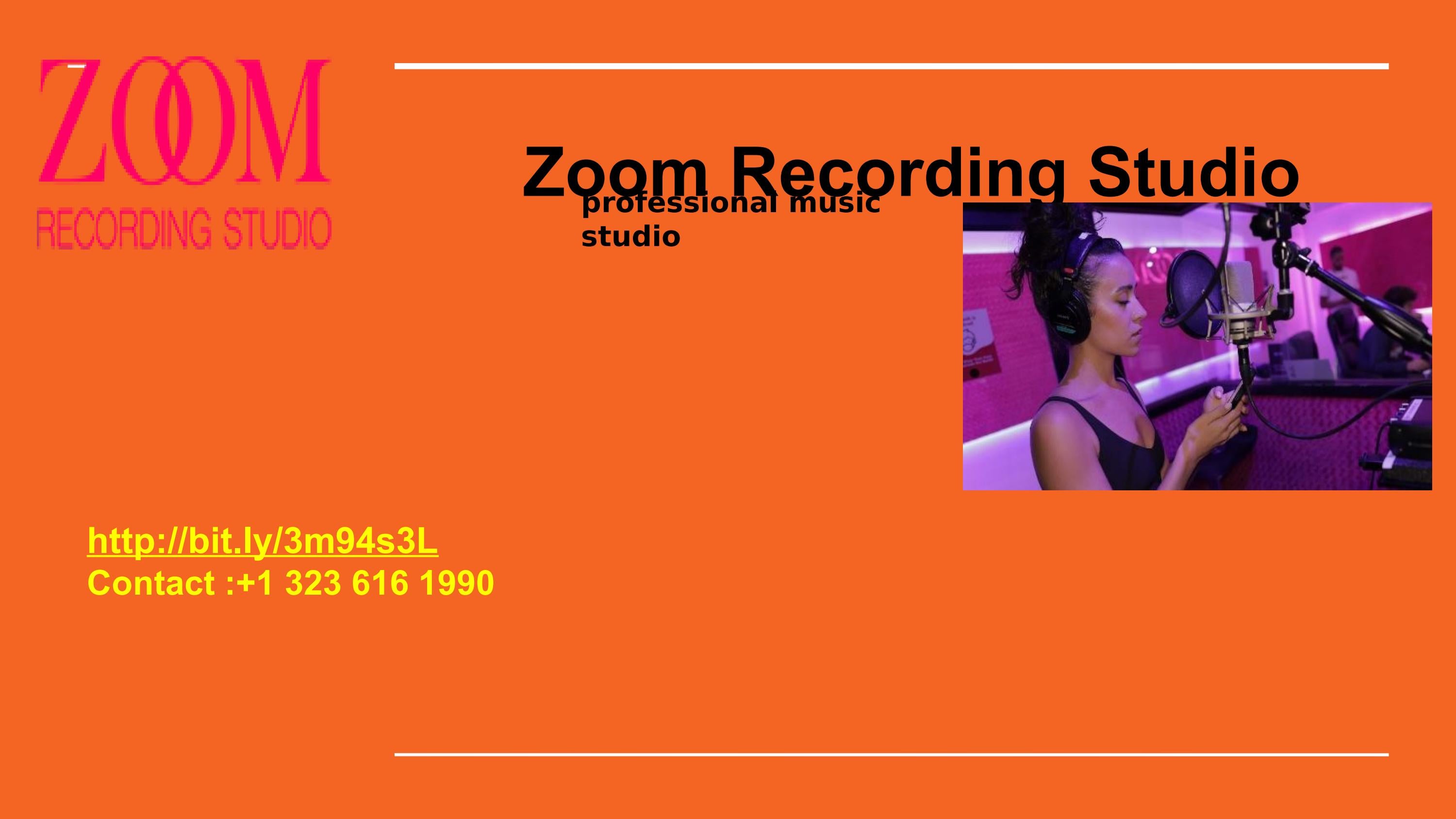 recording studio for rent los angeles Zoom Recording Studio by zoom