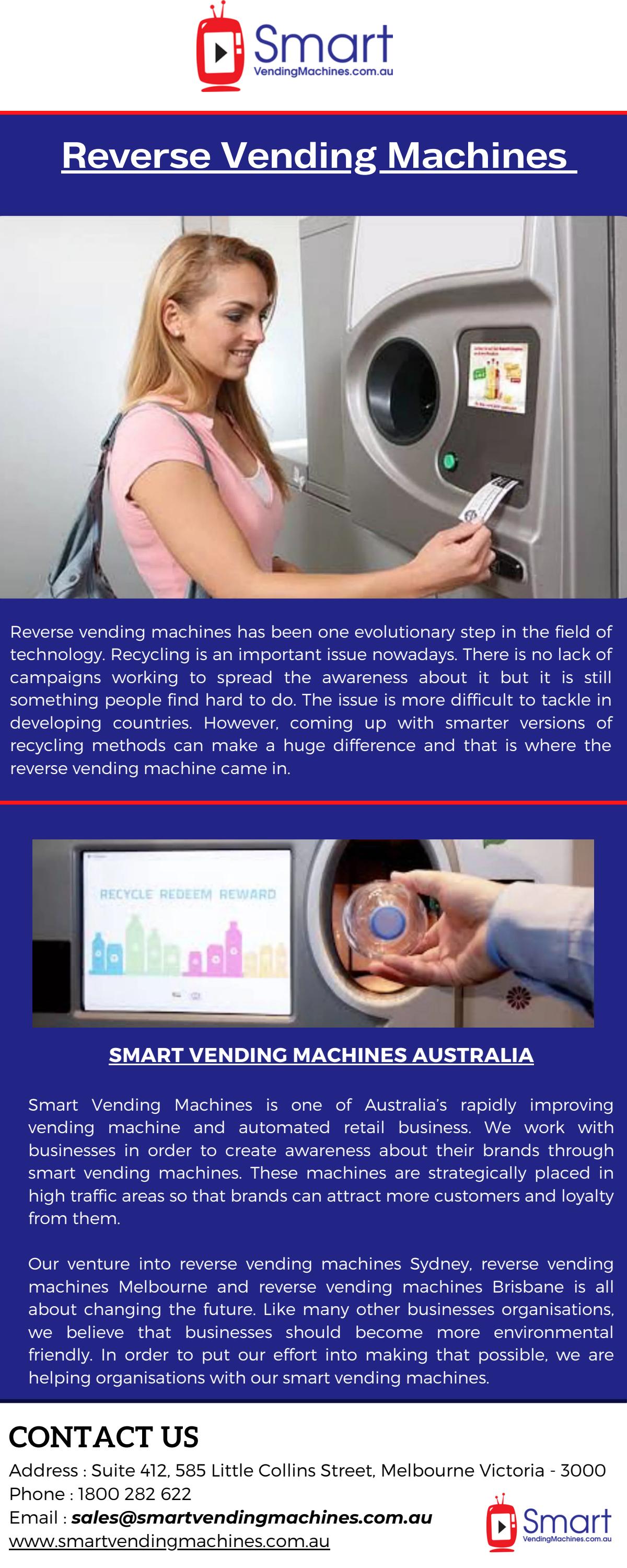 Get Your Hands on StateoftheArt Reverse Vending Machines for Sale