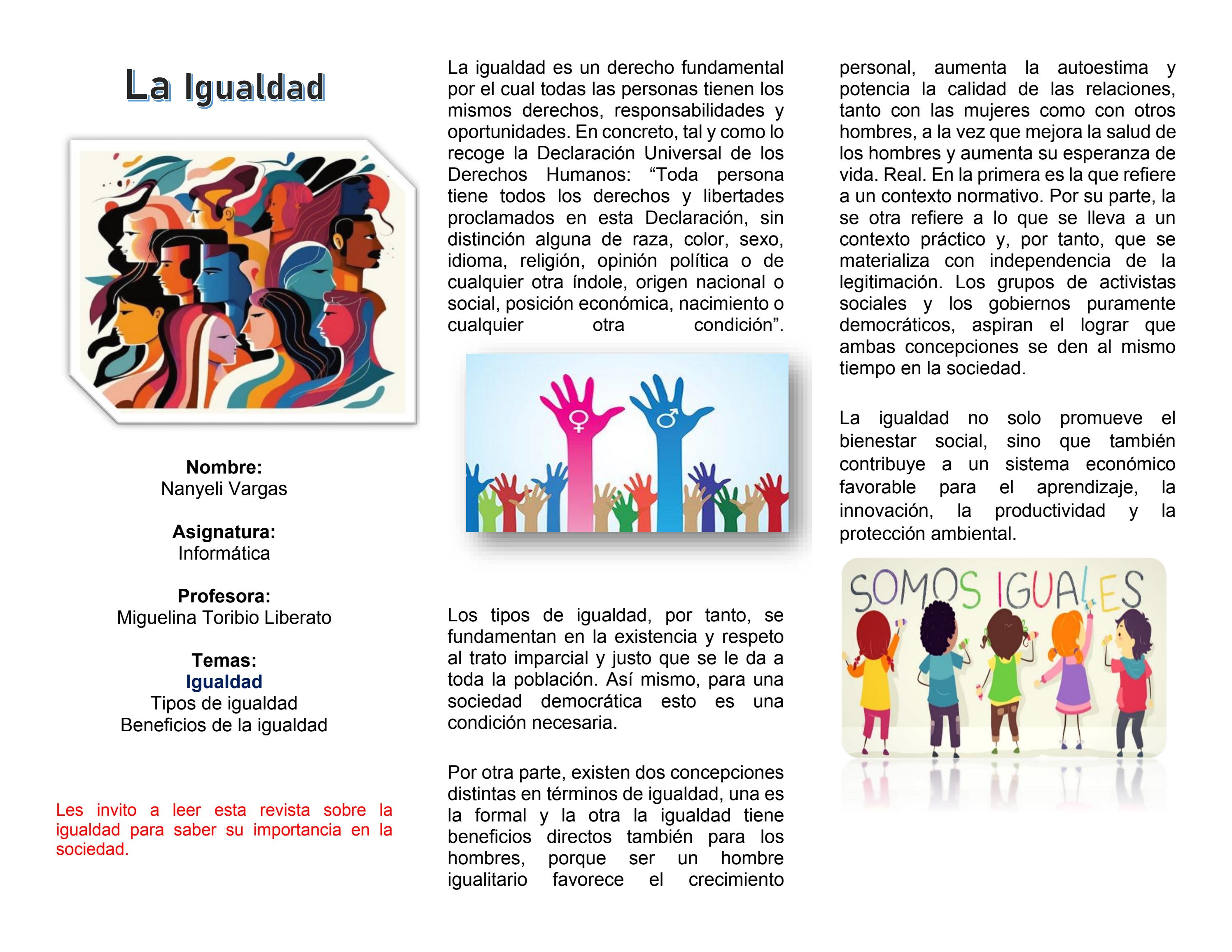 LA IGUALDAD by Yeison Sosa - Issuu