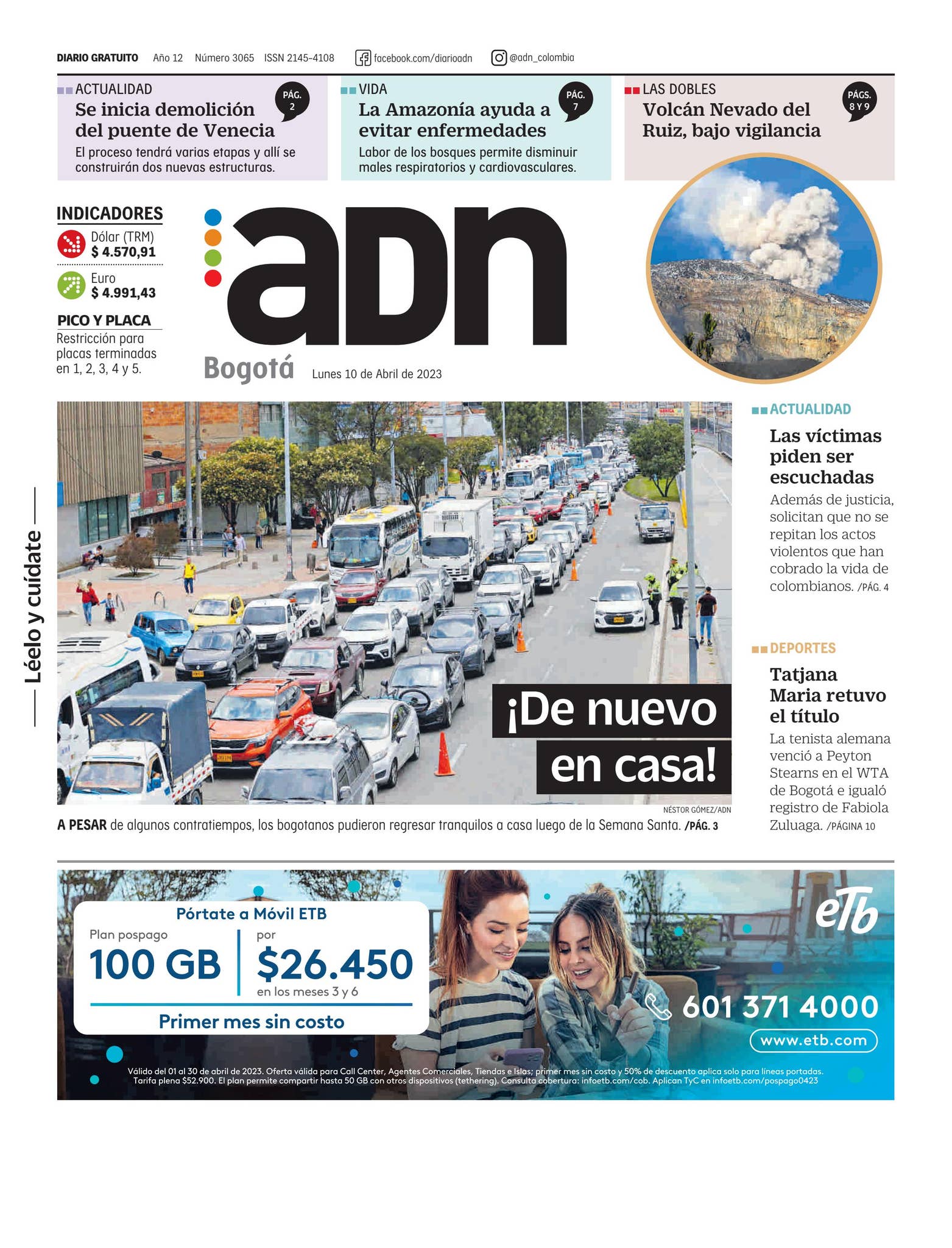 ADN Bogotá, 10 de abril de 2023 by diarioadn.co - Issuu, image size:1563x2048