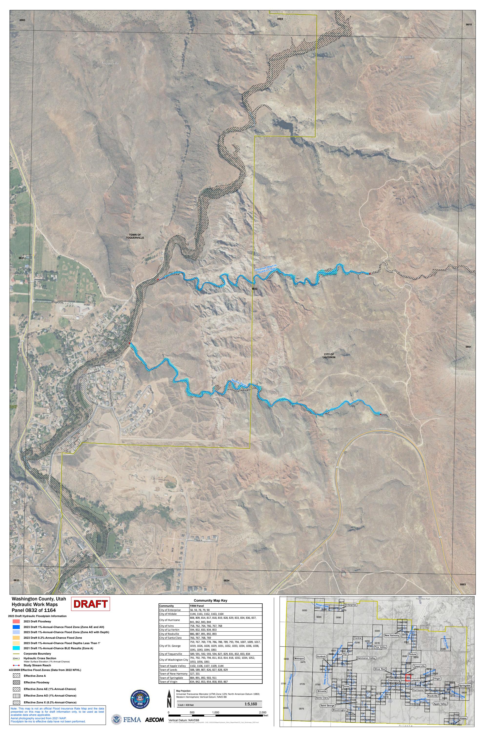 La Verkin Floodplain Work Maps - Page 1 