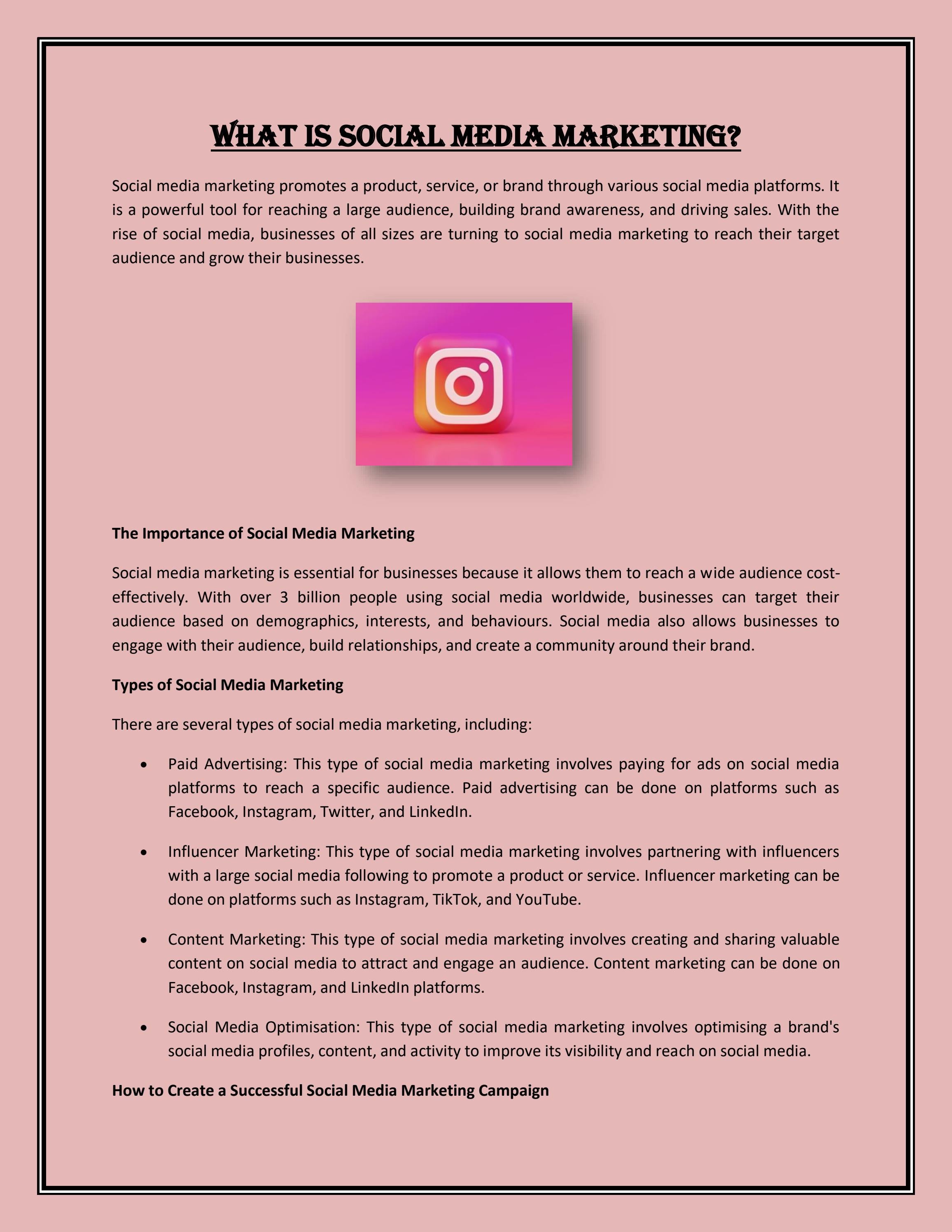 What Is Social Media Marketing? by Oliver James Issuu