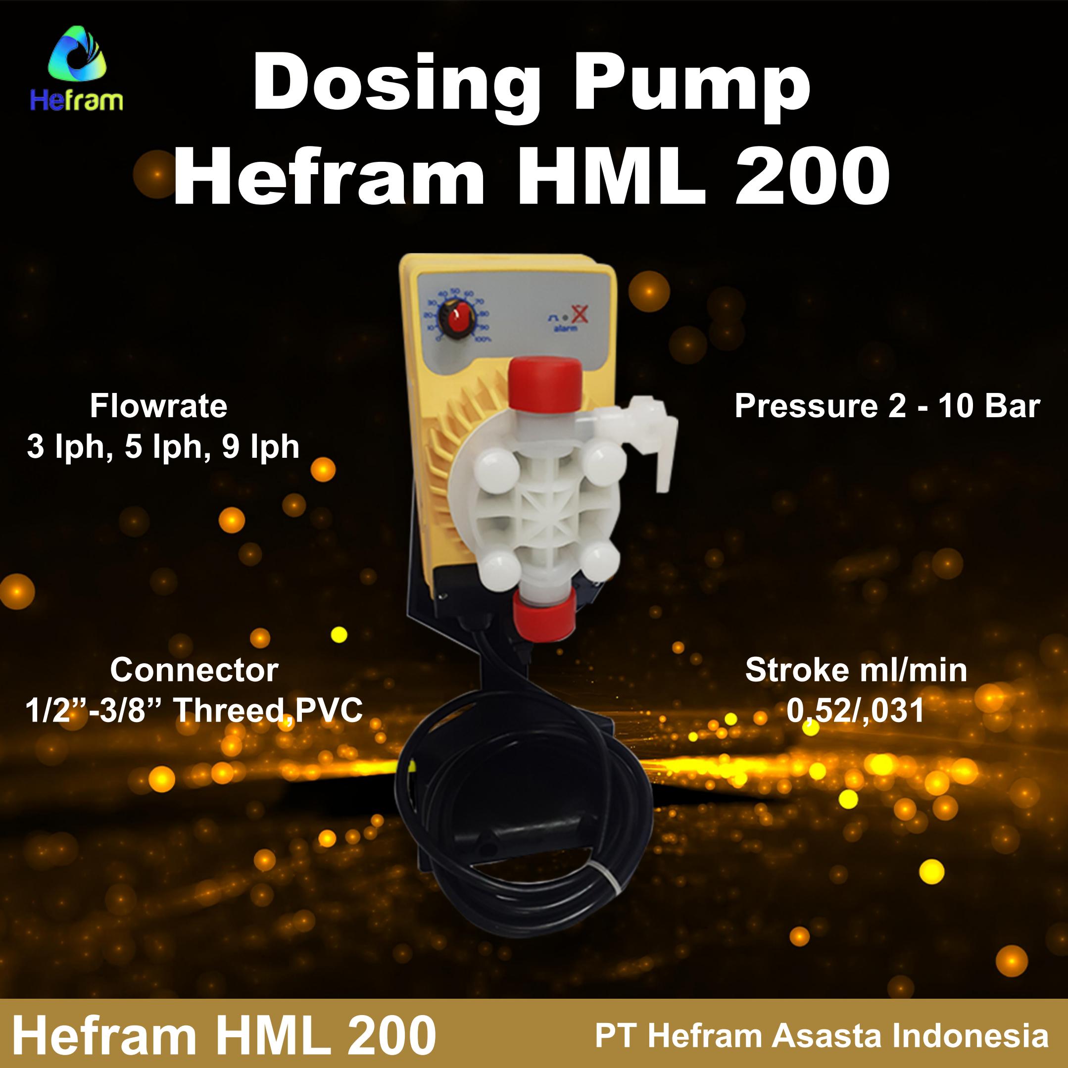 Dosing Pump Egypt Hefram HML 200 by ikhsan hefram Issuu