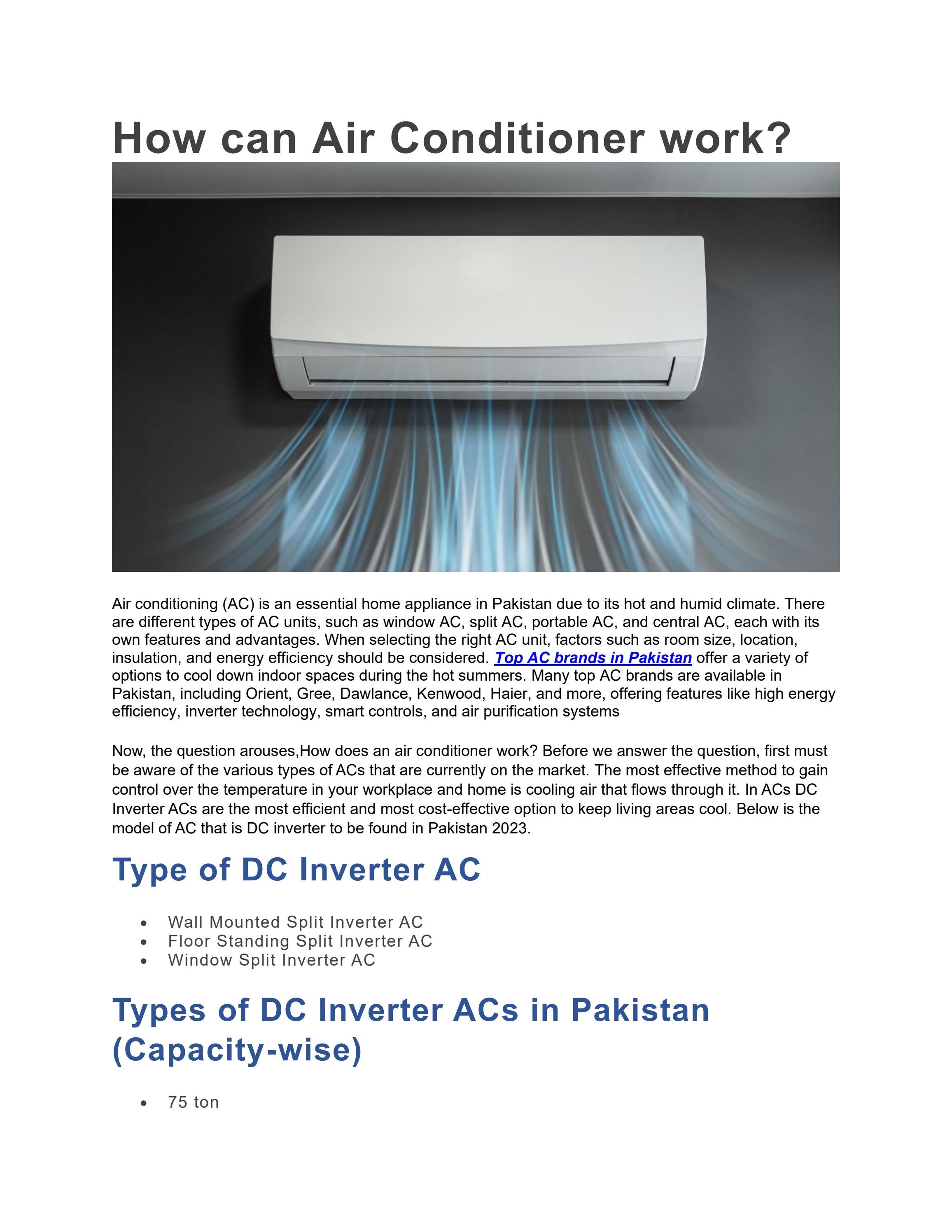 How can Air Conditioner work? by mobileoninstallment Issuu
