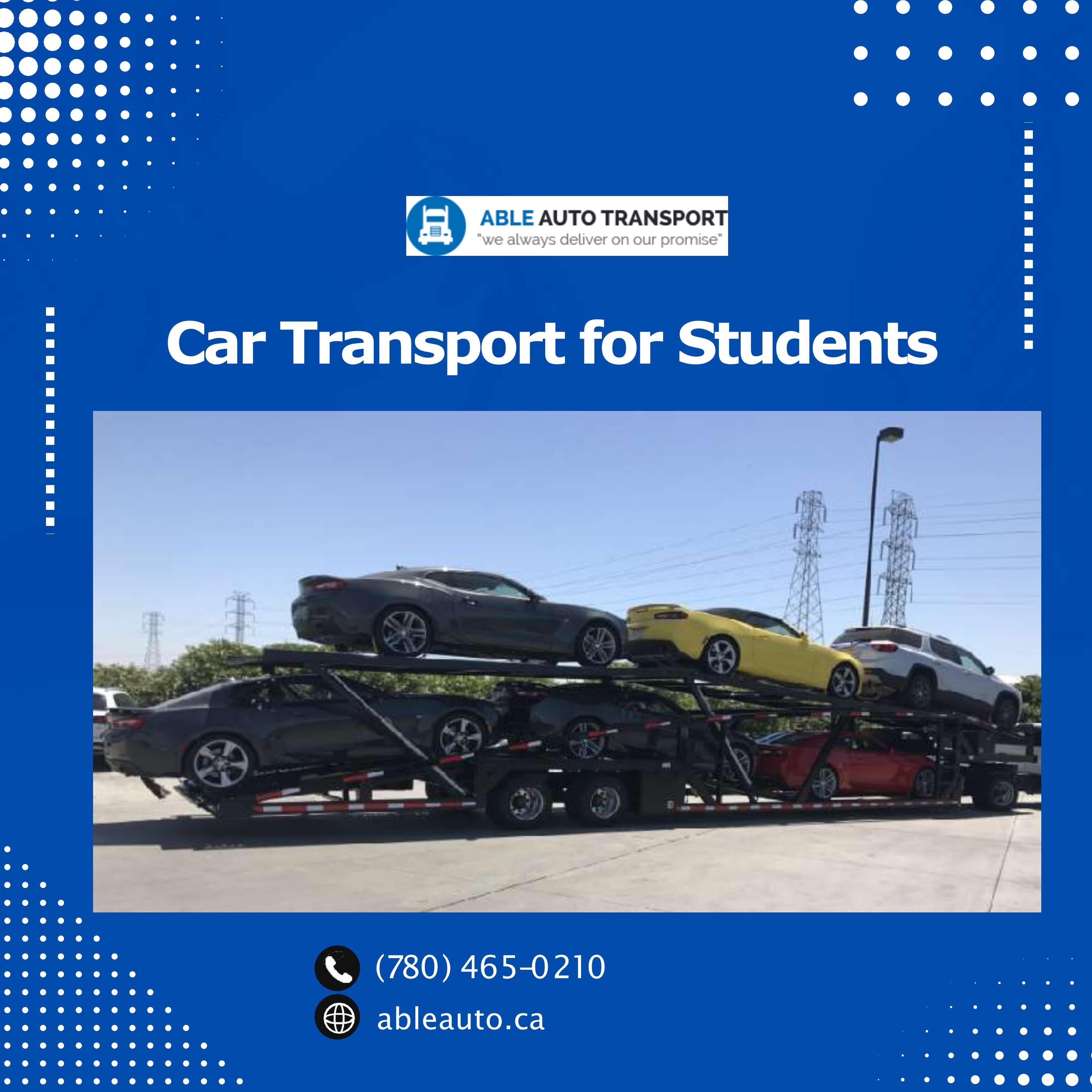 Car Transport for Students by Able Auto Issuu