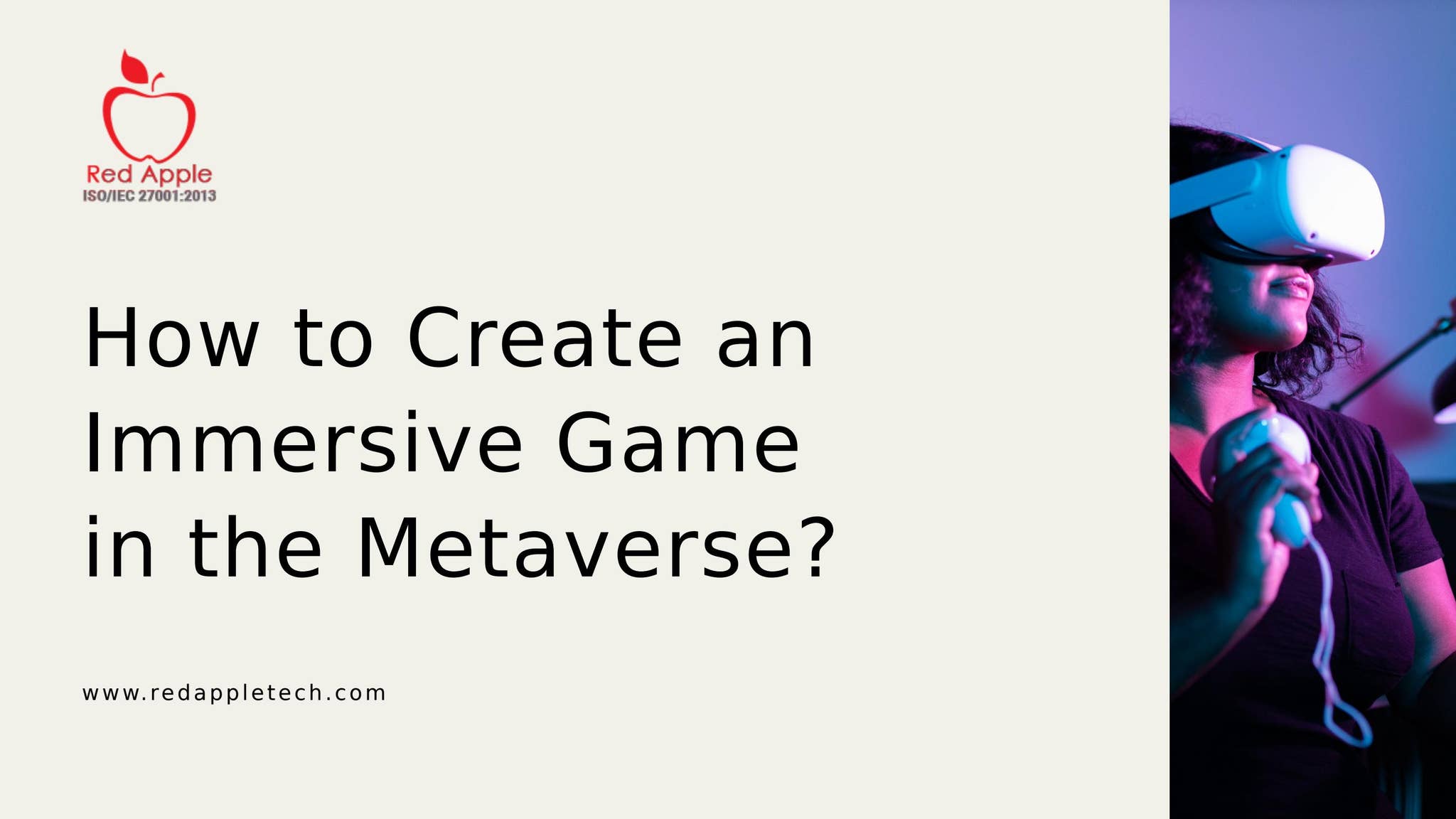 How to Create an Immersive Game in the Metaverse? by RedAppleTech - Issuu
