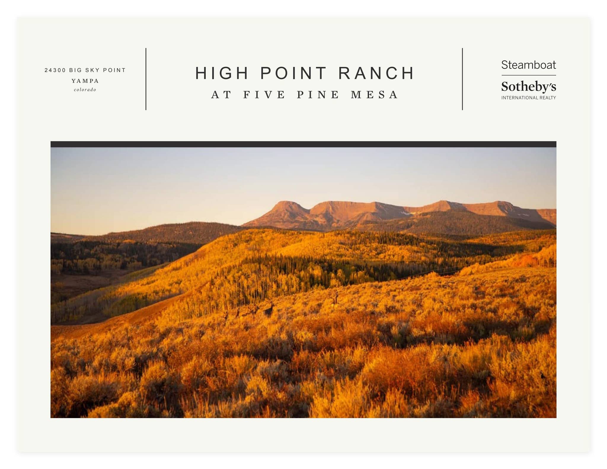 High Point Ranch_Stroock by Steamboat Sotheby's International Realty ...