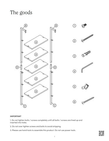 nathanjameshome 家具目录 · Theo 书柜 Instruction Sheet 第 3 页